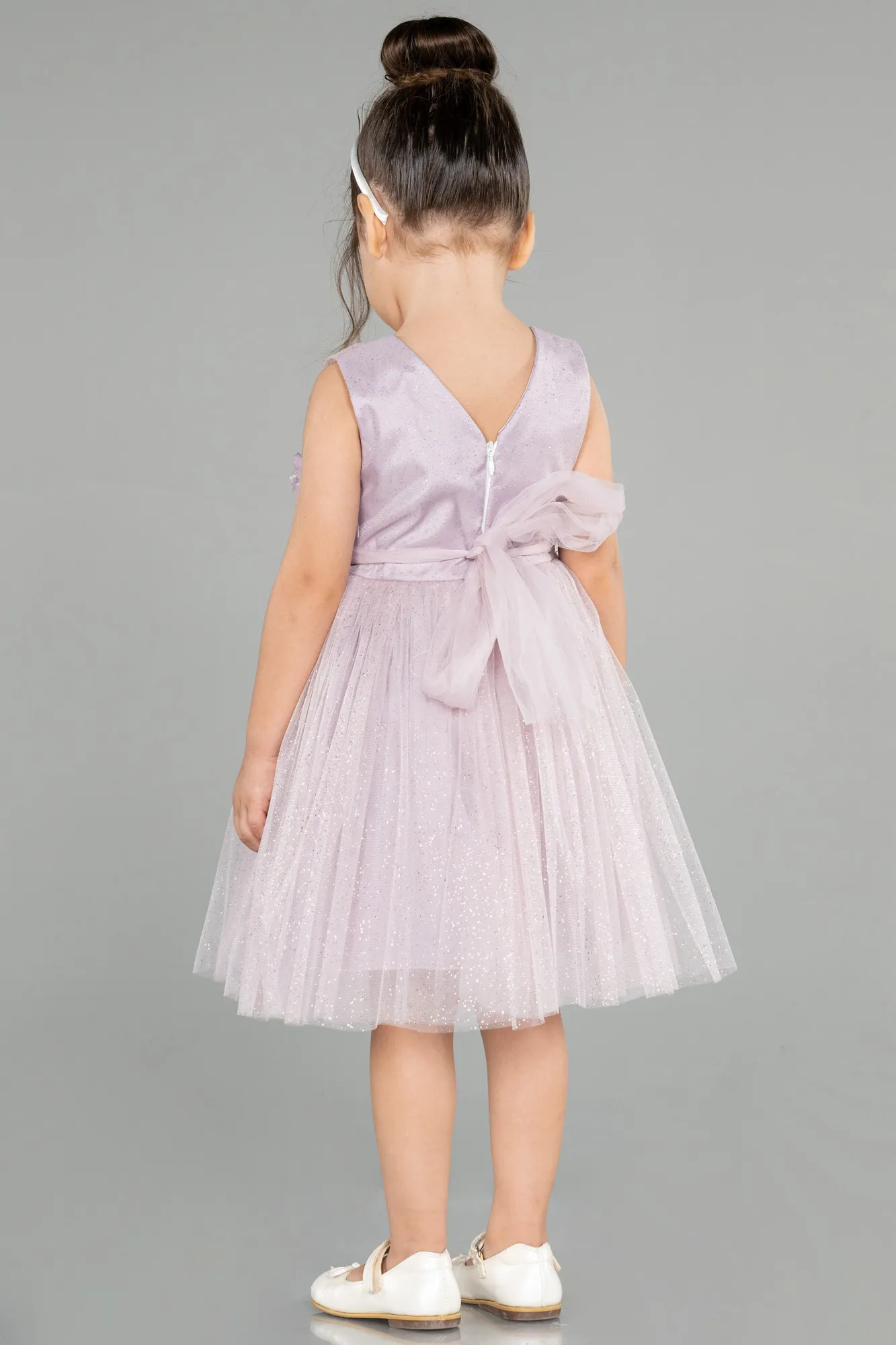 Lavender-Short Girl Dress ABK1766