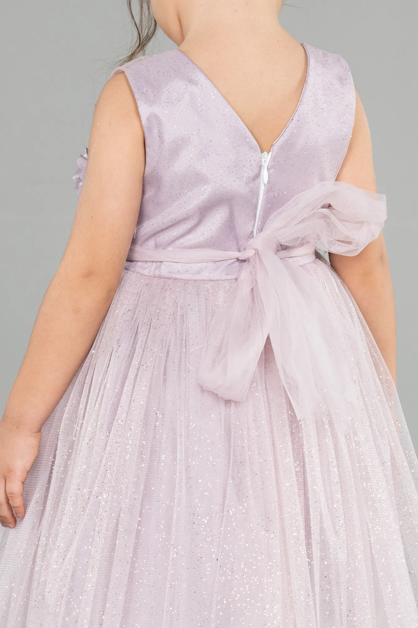 Lavender-Short Girl Dress ABK1766