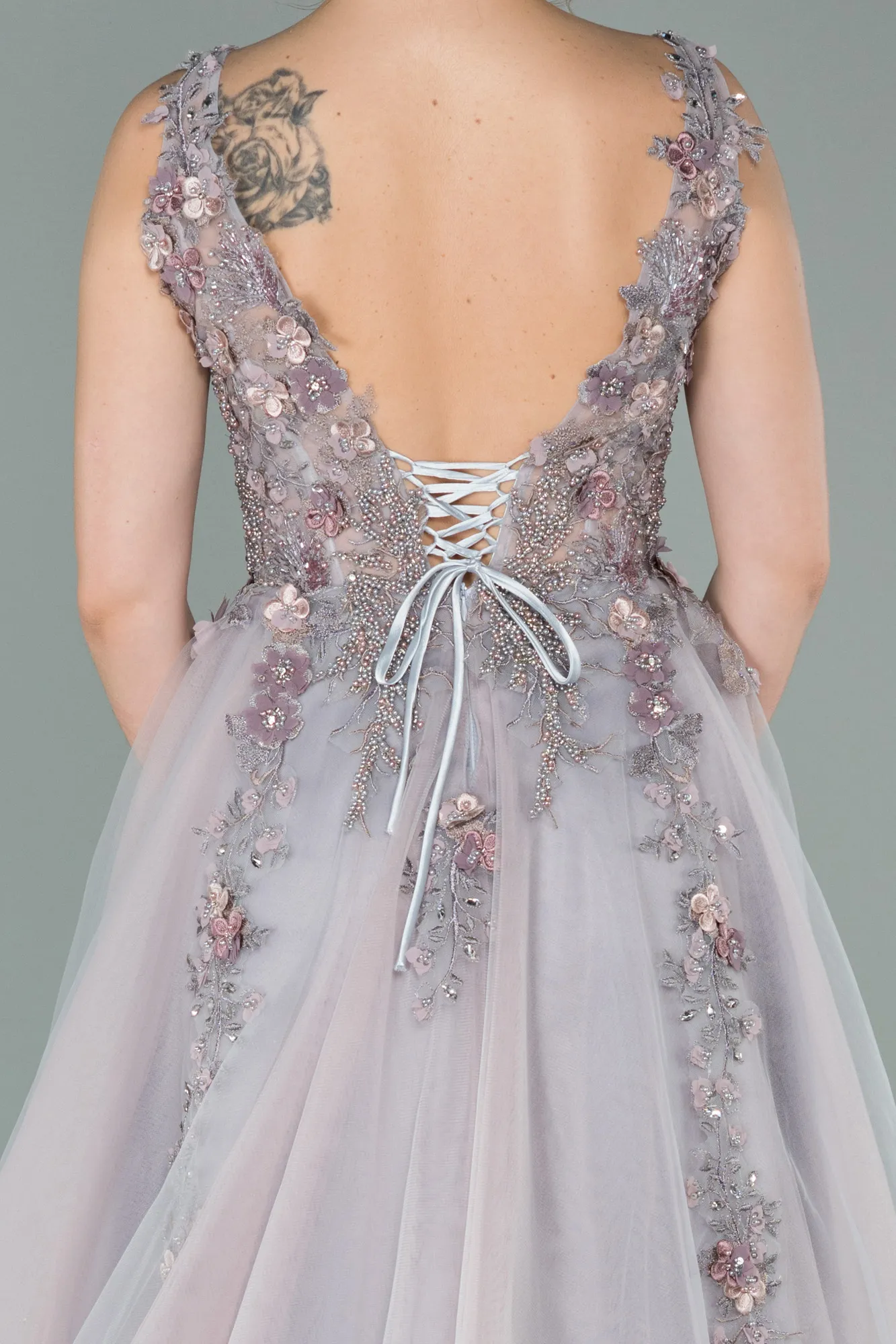 Light Lavender-Long Haute Couture ABU1576
