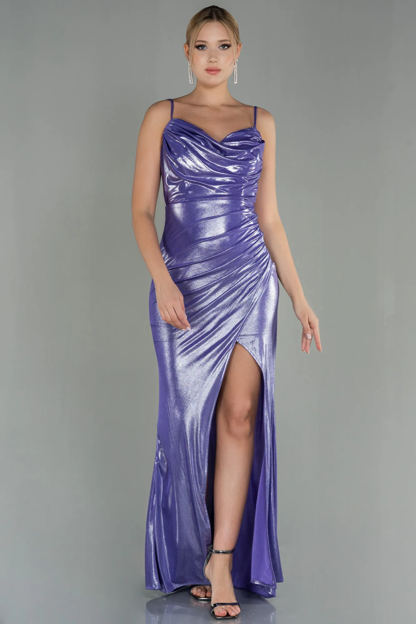 Lila-Long Prom Gown ABU3057