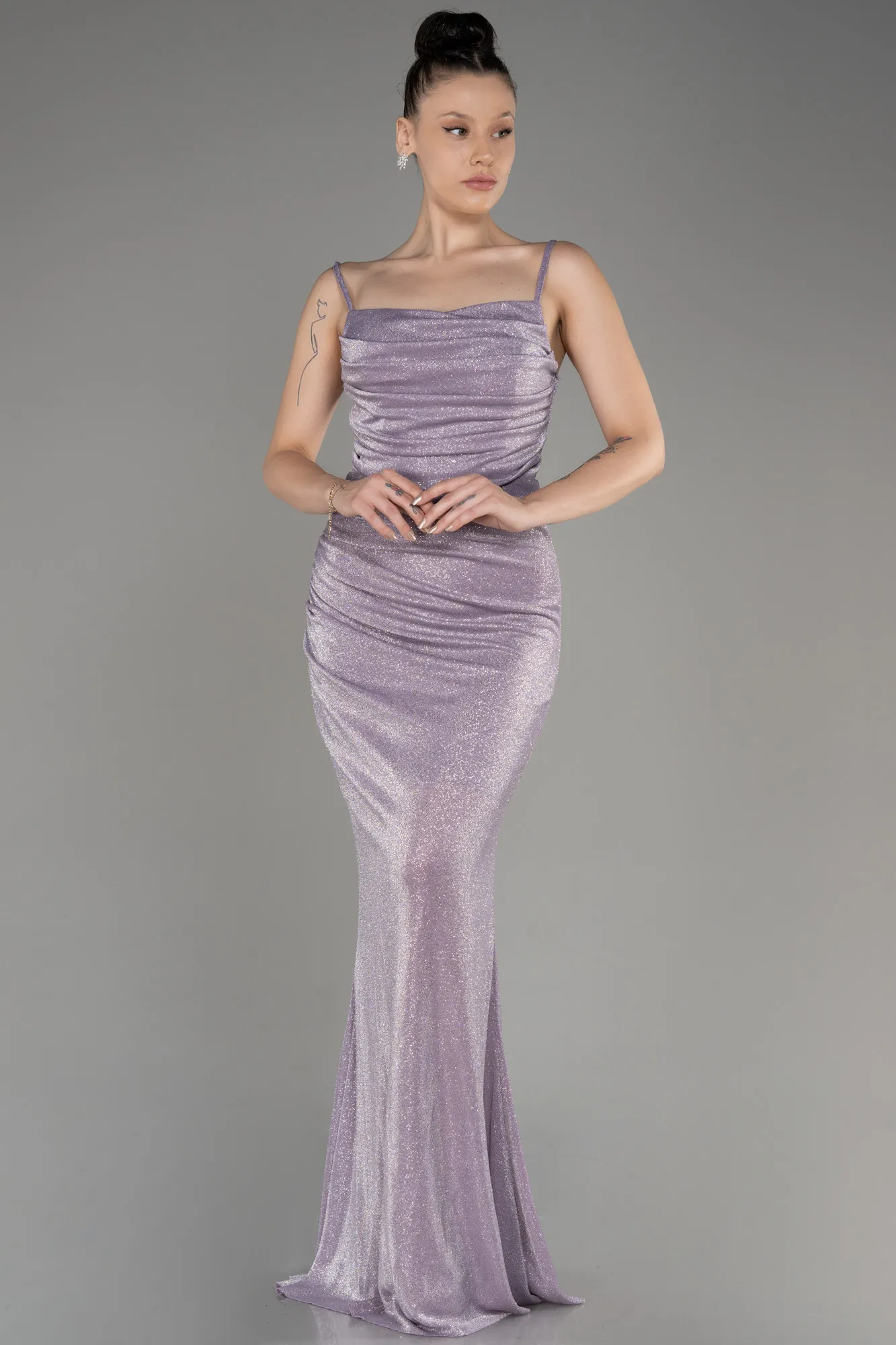 Lila-Long Prom Gown ABU3182