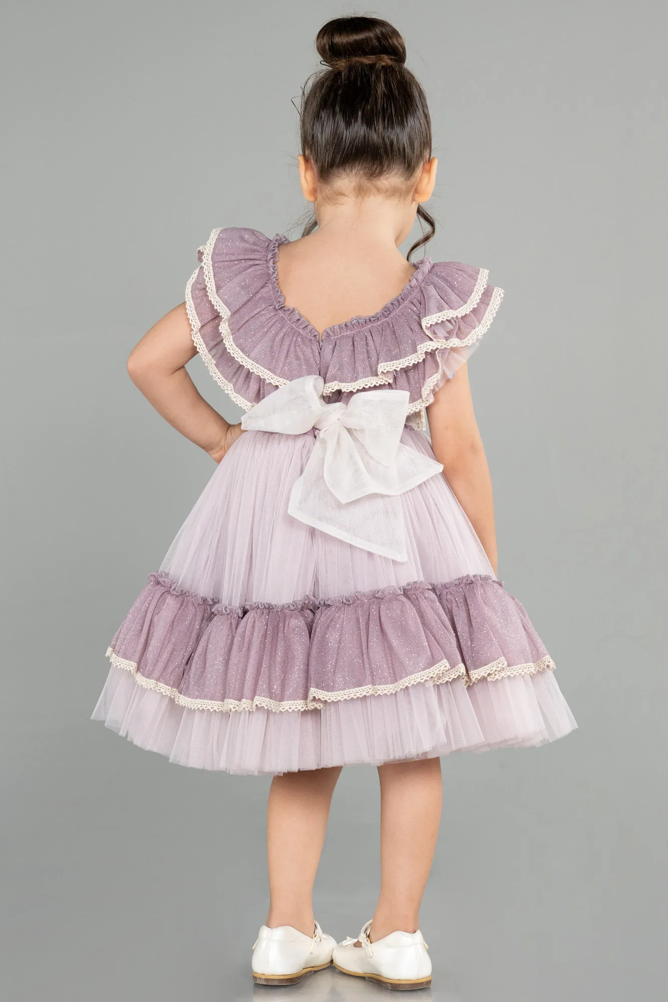 Lila-Short Girl Dress ABK1708