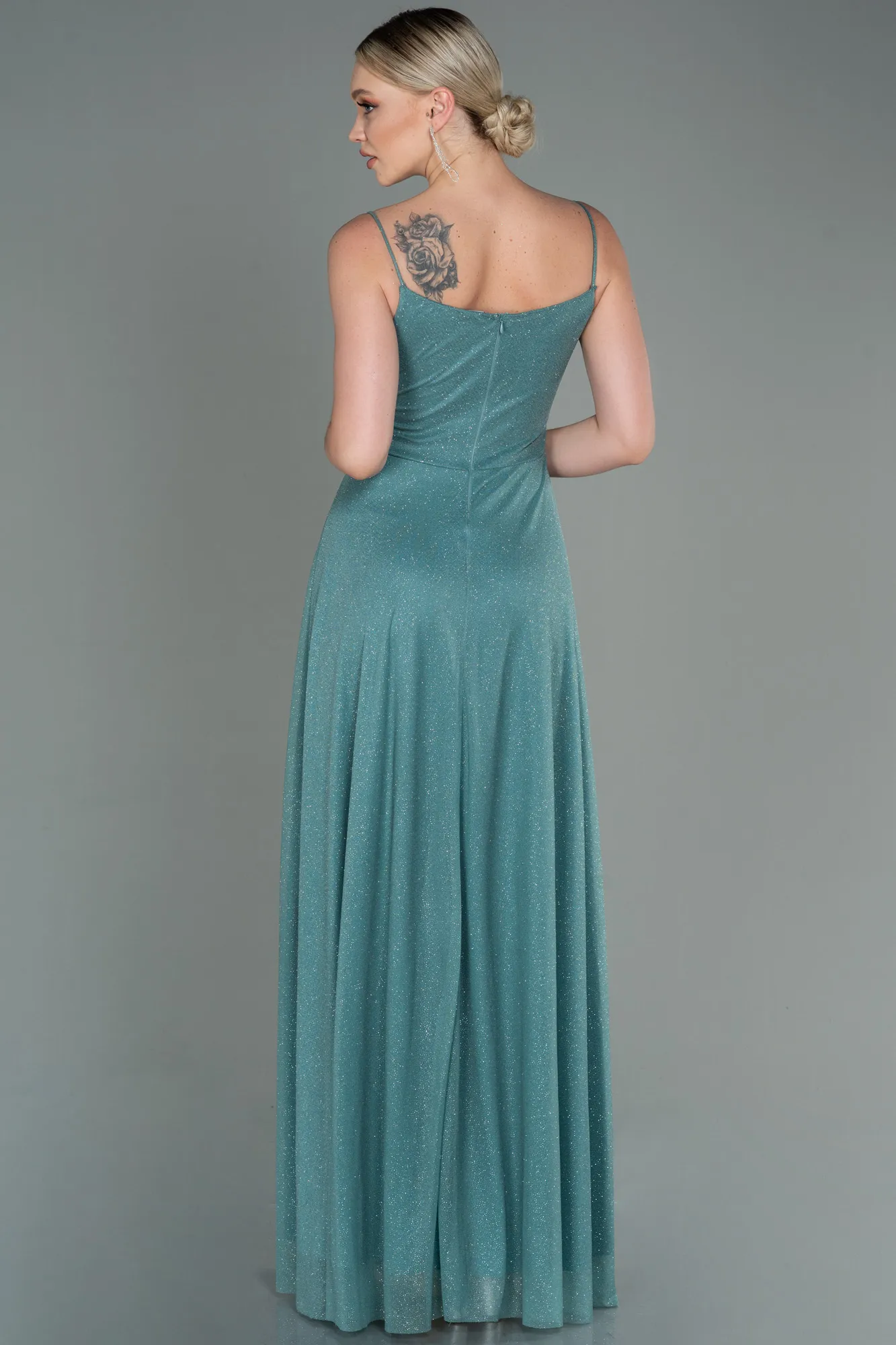 Mint-Long Prom Gown ABU3195