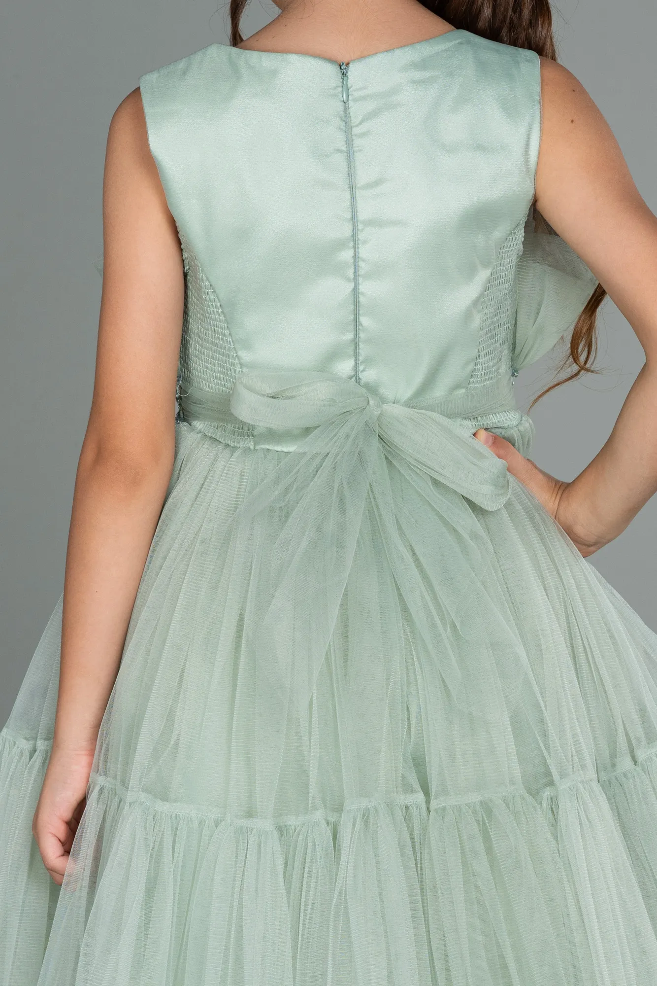 Mint-Short Girl Dress ABK1767