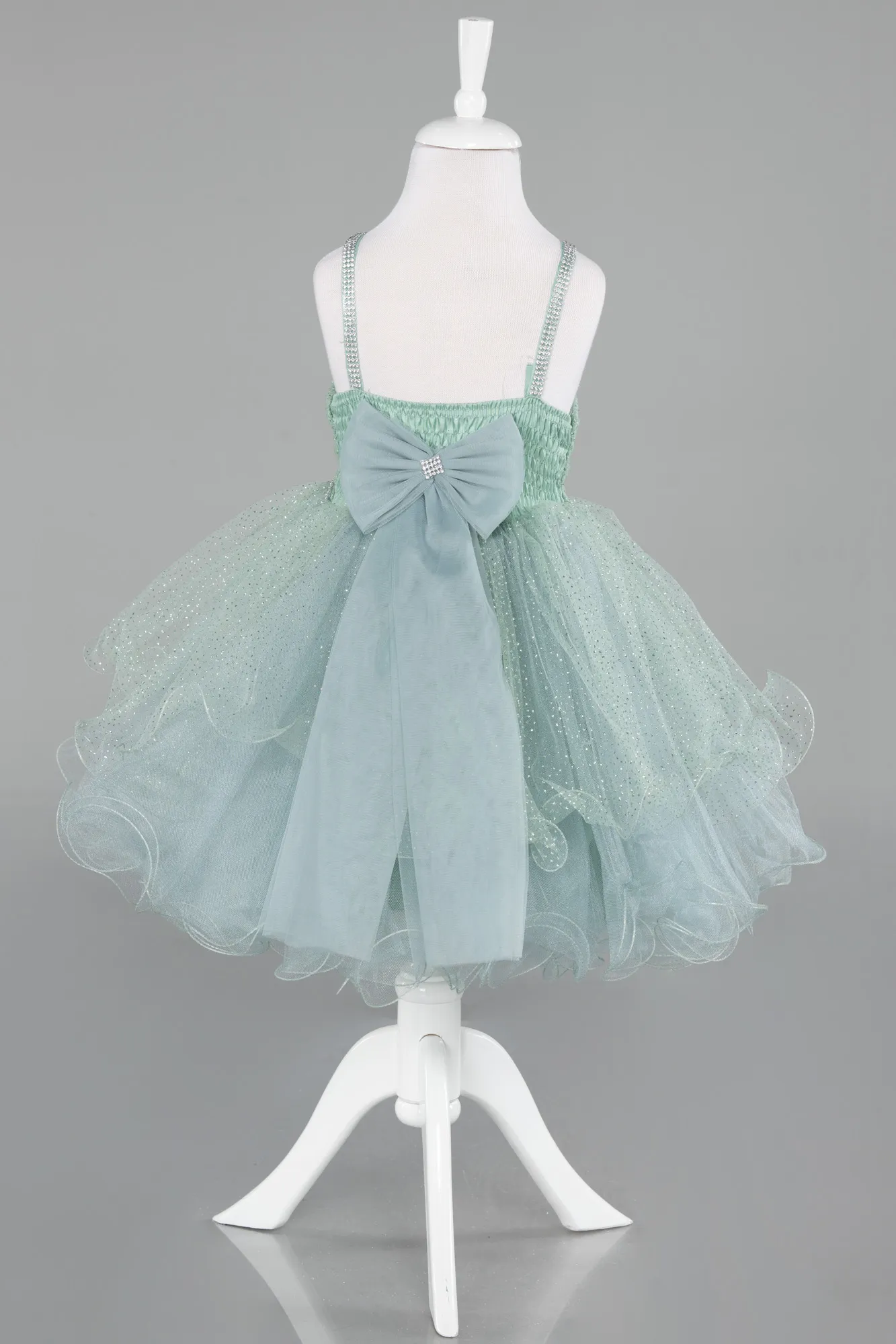 Mint-Short Girl Dress ABK2142