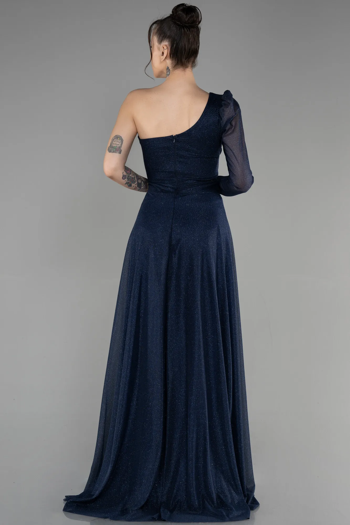 Navy Blue-Long Evening Dress ABU3208