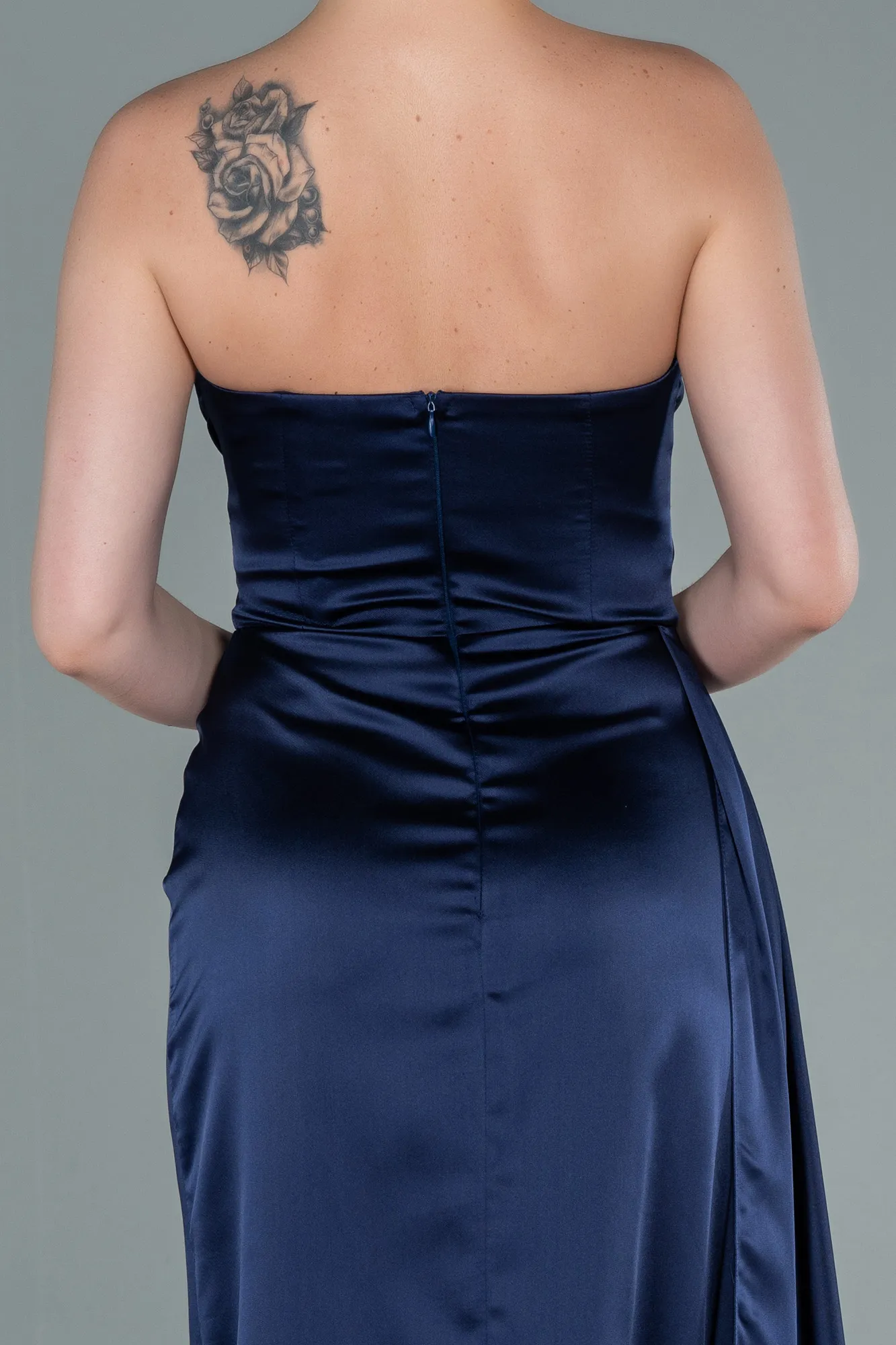 Navy Blue-Mermaid Evening Dress ABU3443