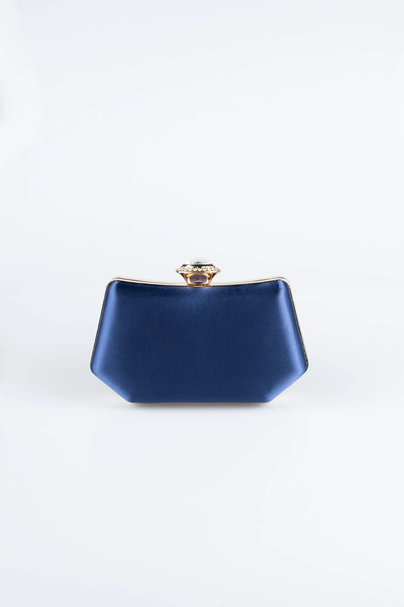 Navy Blue-Satin Night Bag SH812