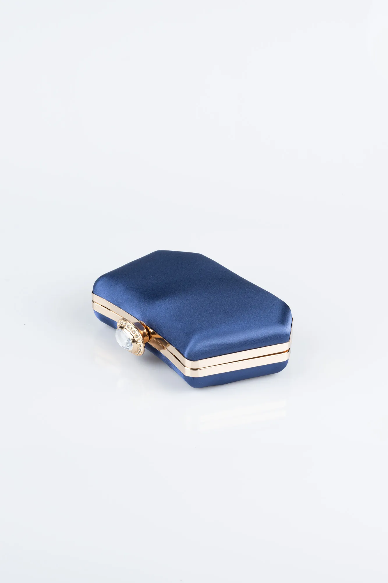 Navy Blue-Satin Night Bag SH812