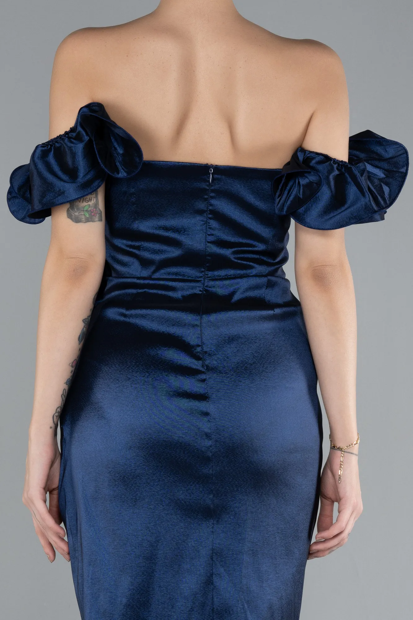 Navy Blue-Short Cocktail Dress ABK2185