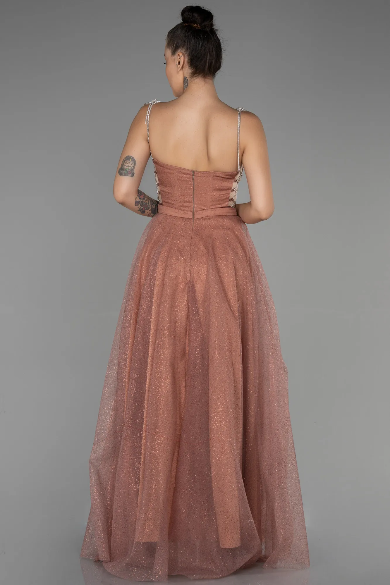 Onion Skin-Long Evening Dress ABU3311