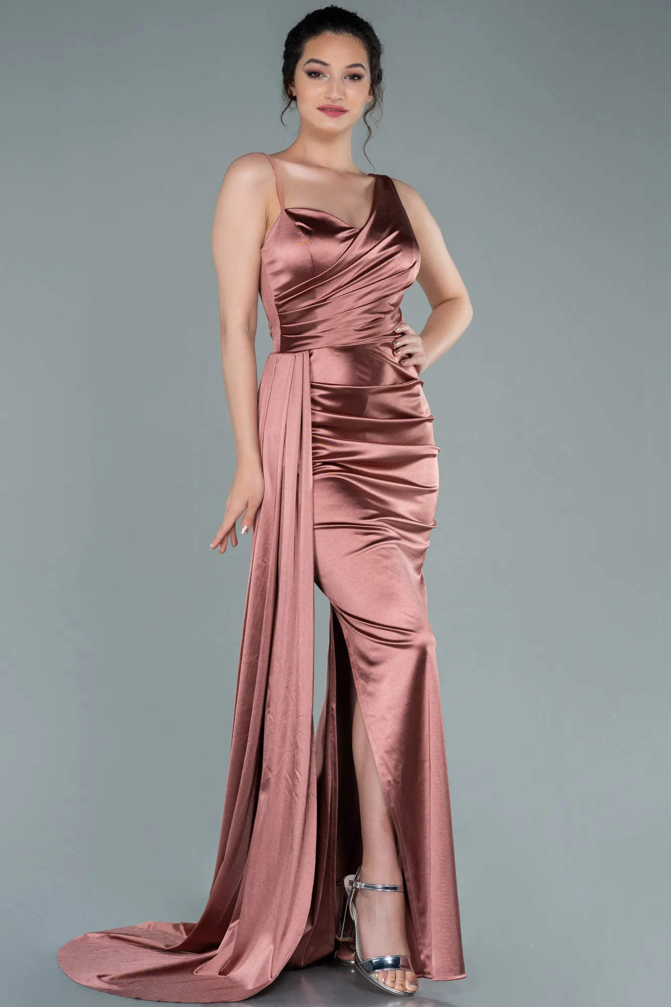 Onion Skin-Long Prom Gown ABU2373