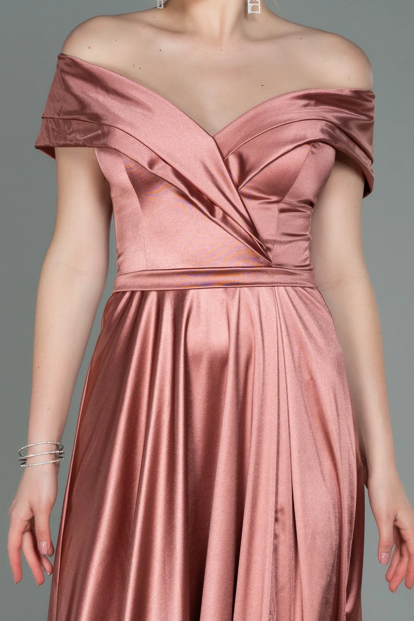 Onion Skin-Long Prom Gown ABU3157