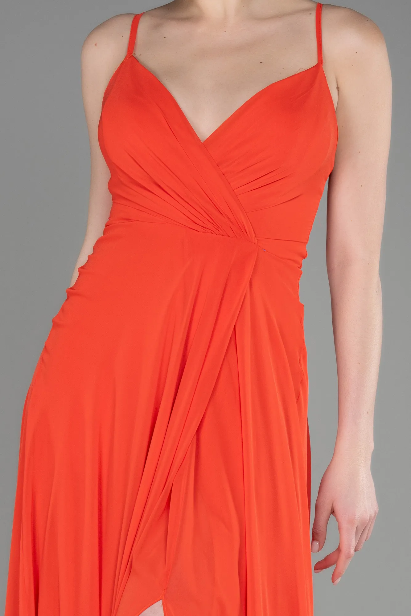Orange-Long Prom Gown ABU1305