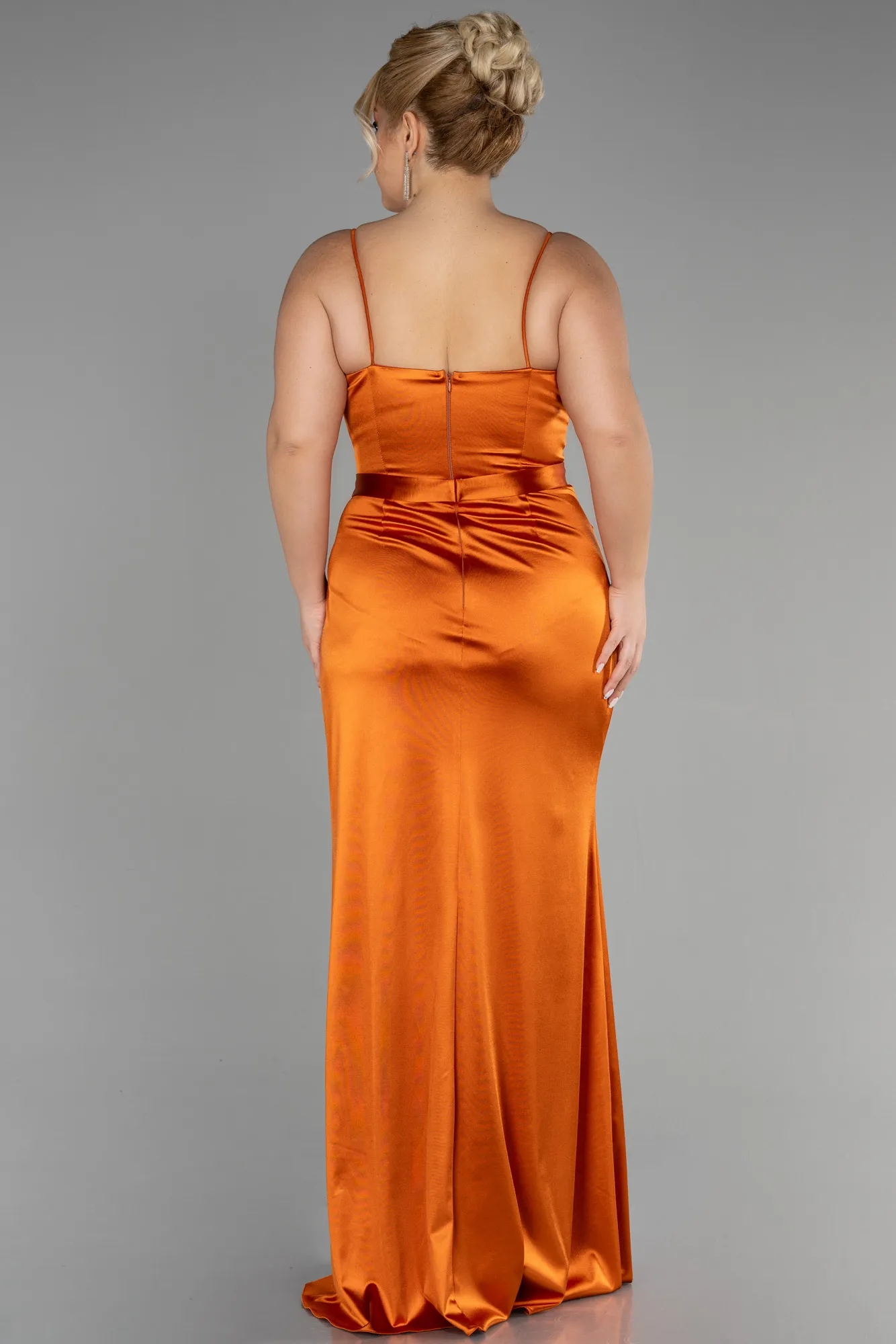 Orange-Long Prom Gown ABU3480