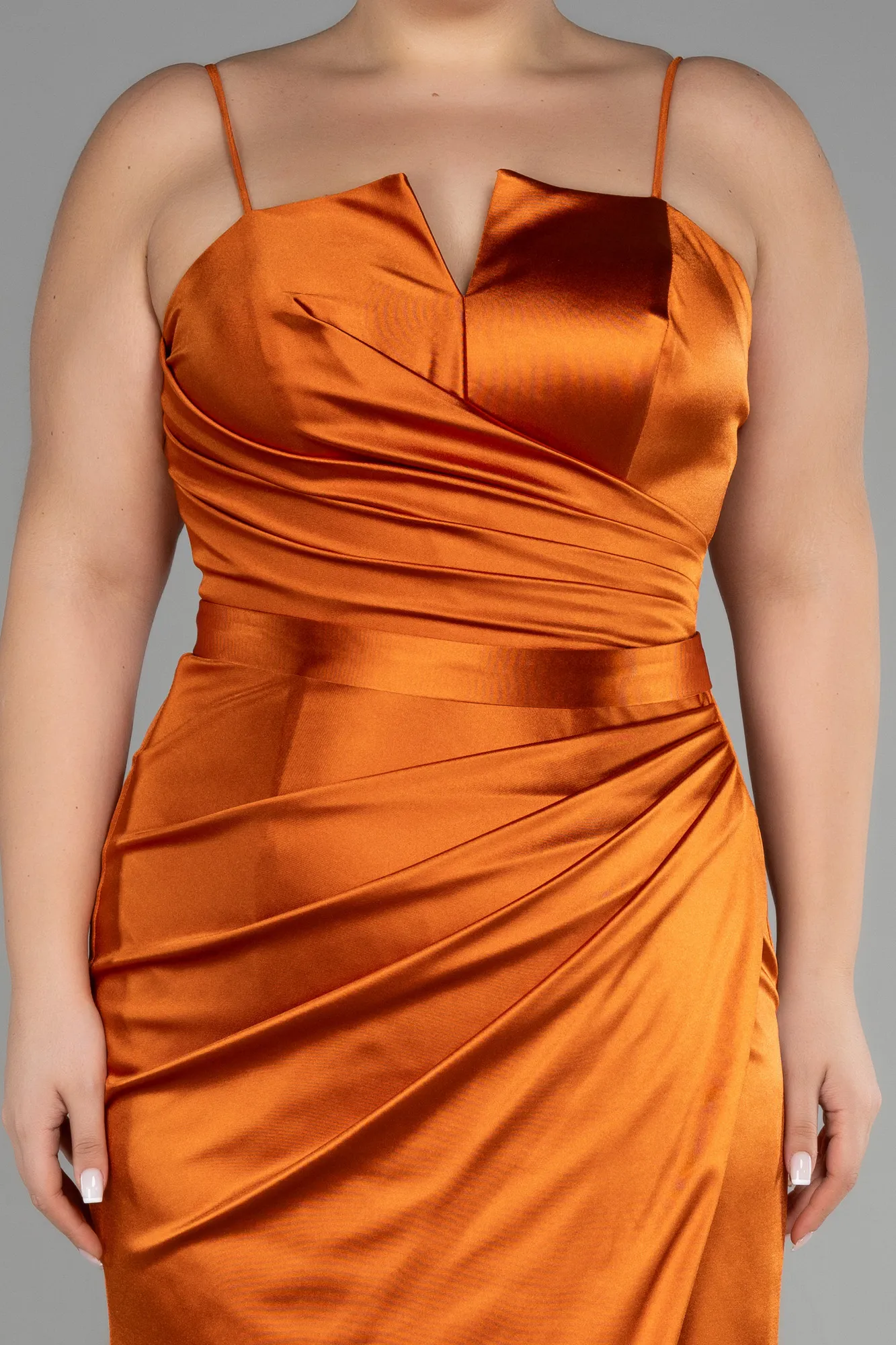 Orange-Long Prom Gown ABU3480