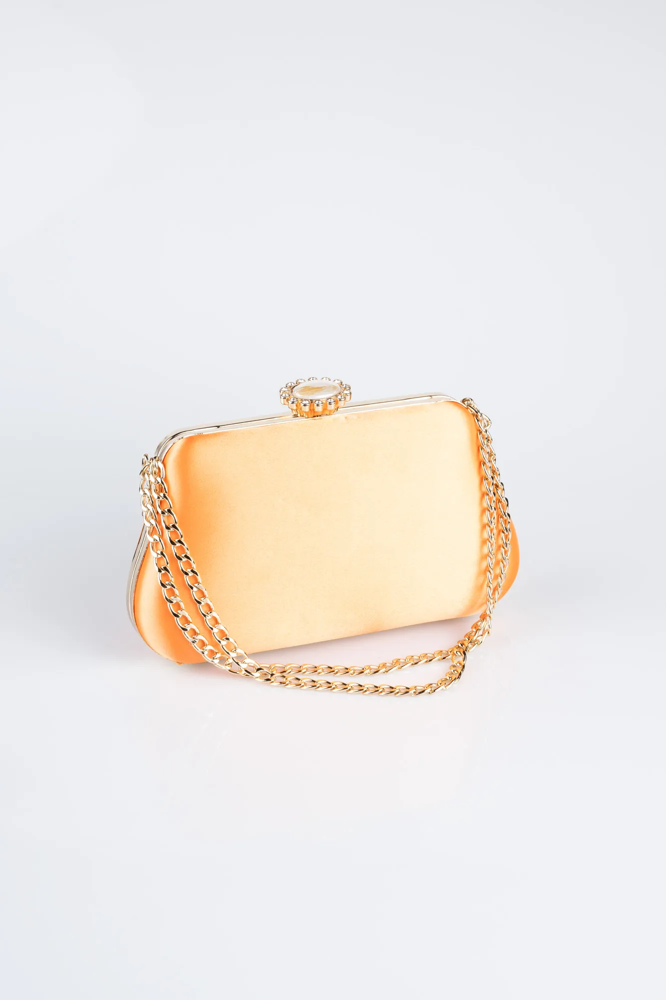 Orange-Satin Night Bag SH834