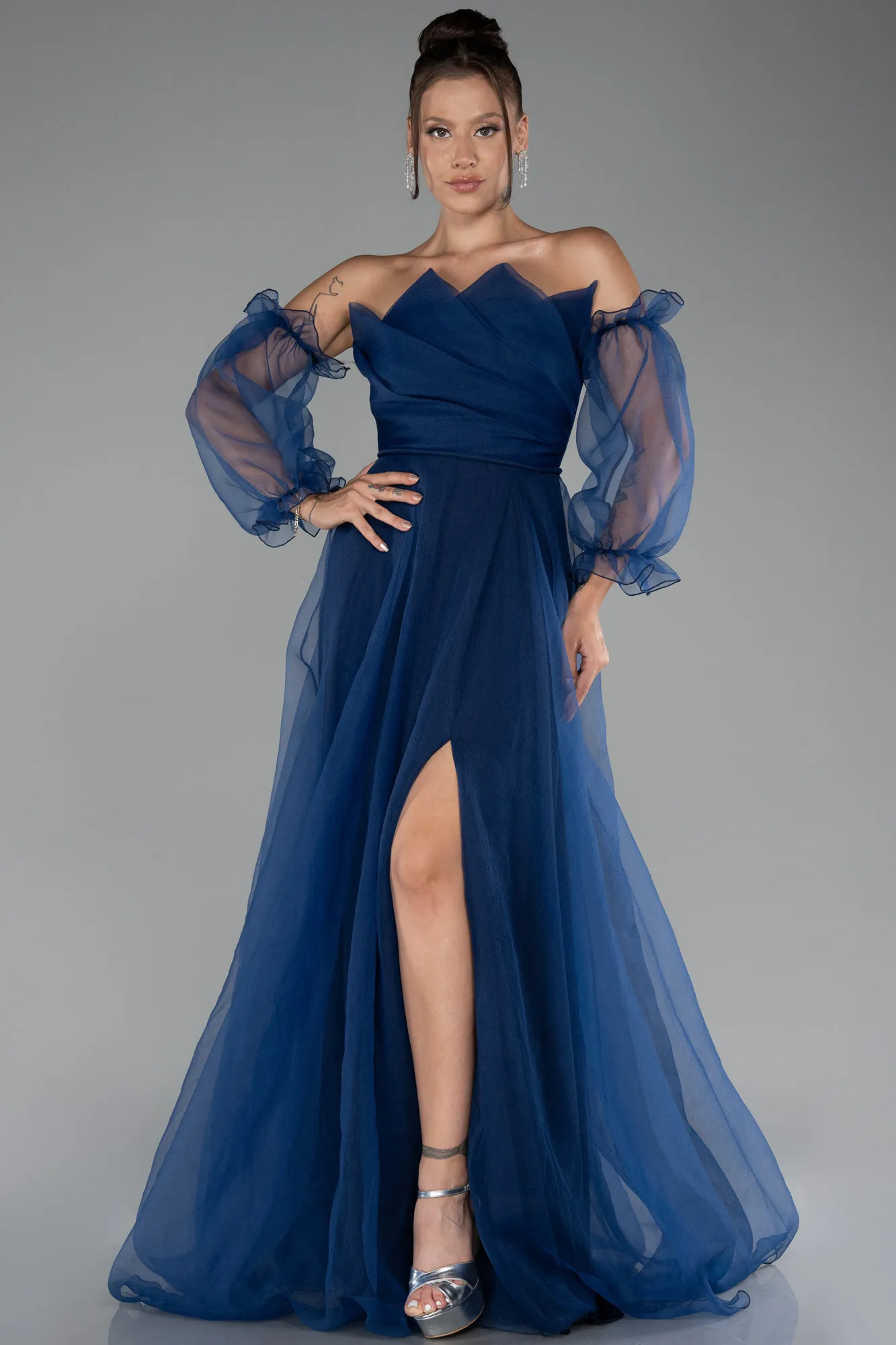 Parlement Blue-Long Evening Dress ABU2076