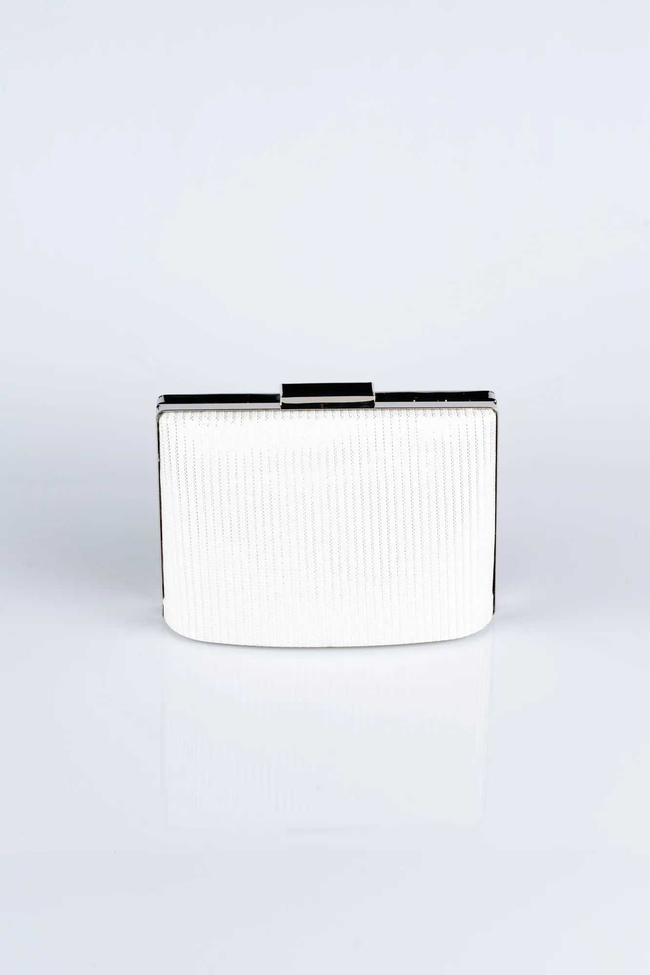 Pearl-Silvery Box Bag V288