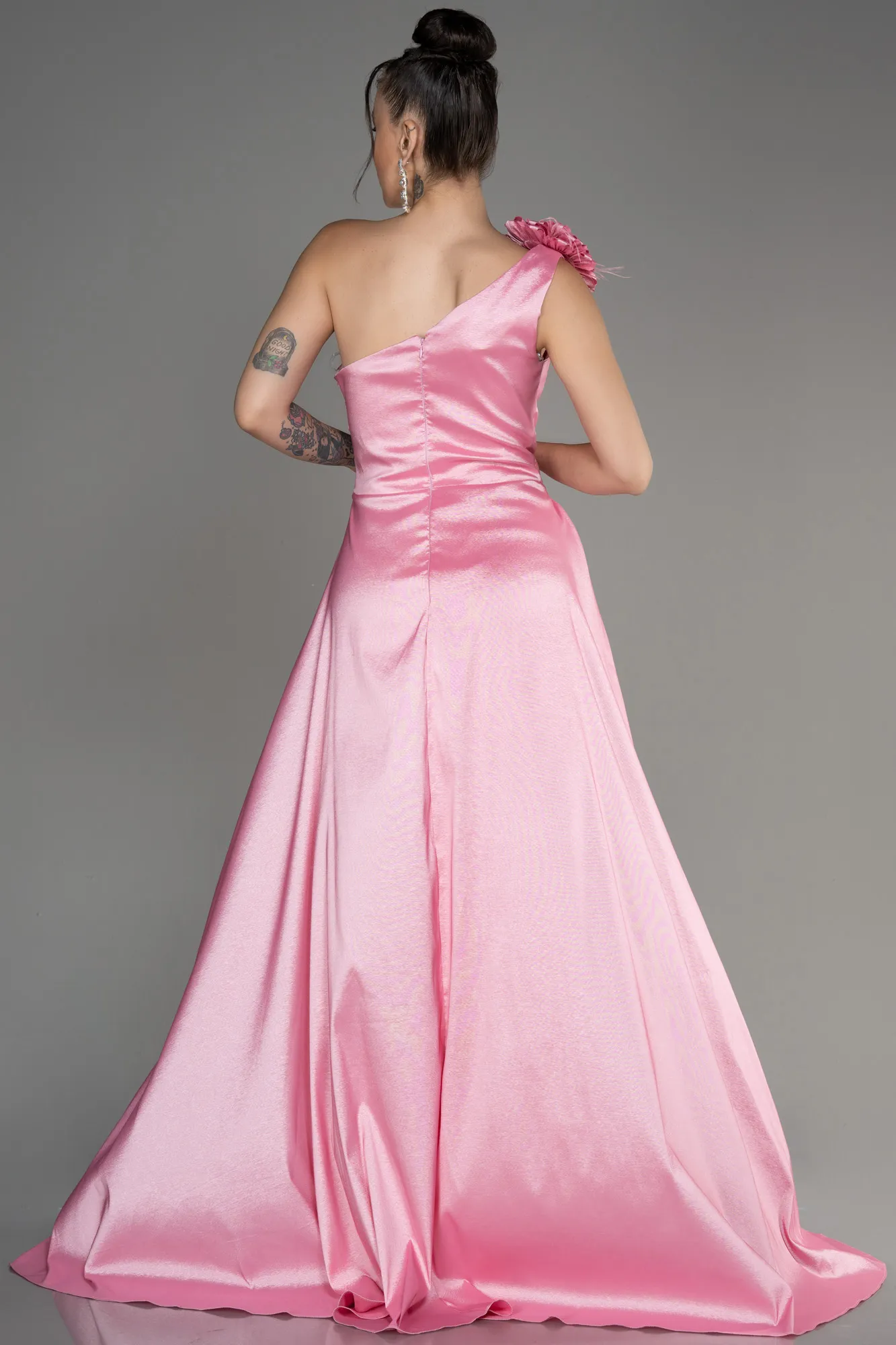 Pink-Long Evening Dress ABU3772