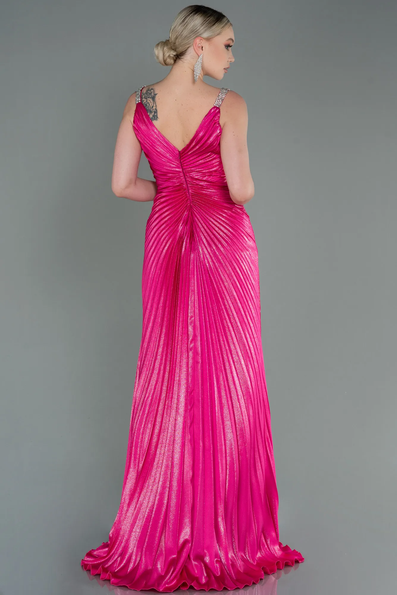 Pink-Long Mermaid Prom Dress ABU2909