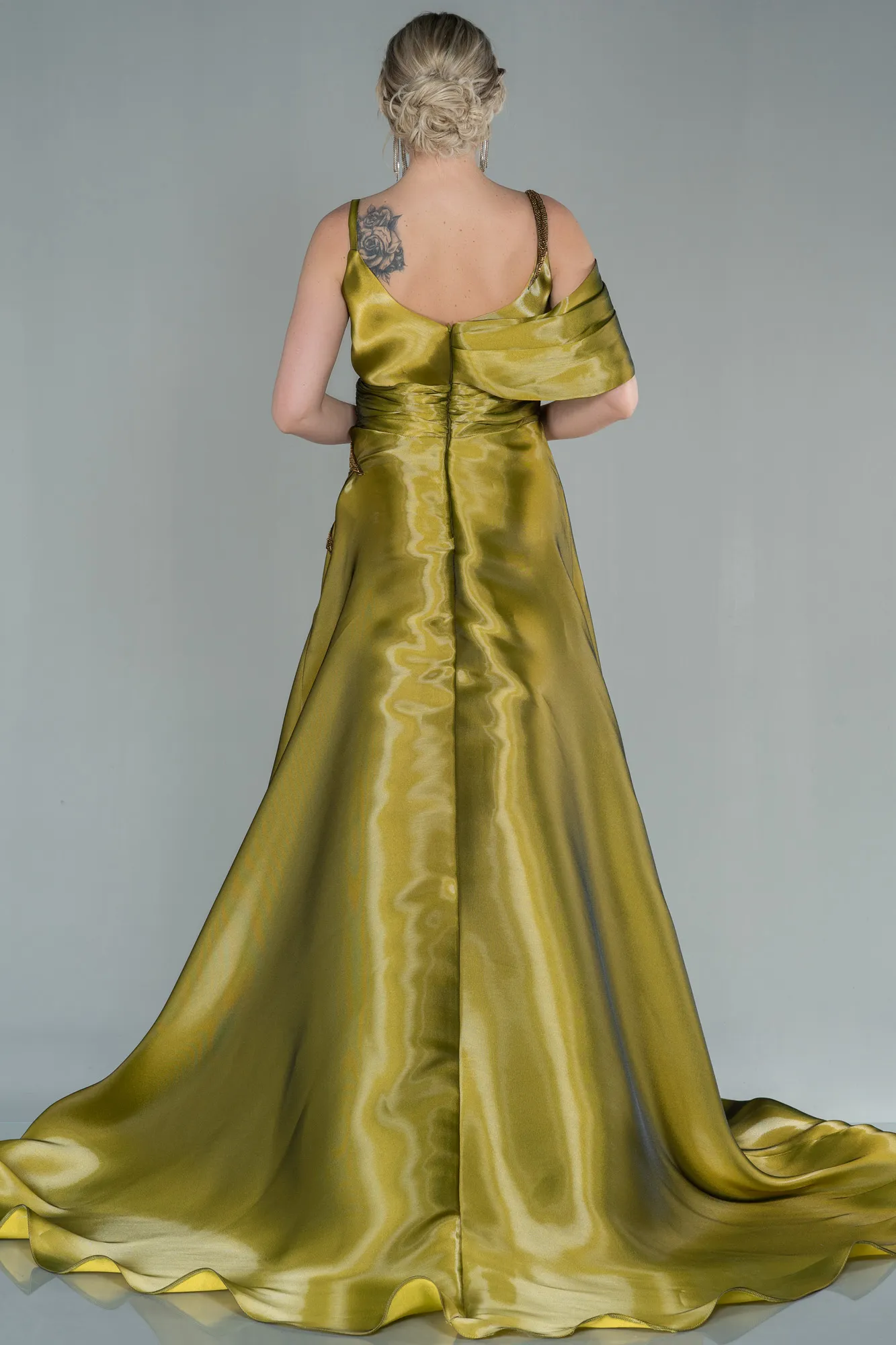 Pistachio Green-Long Haute Couture ABU2827