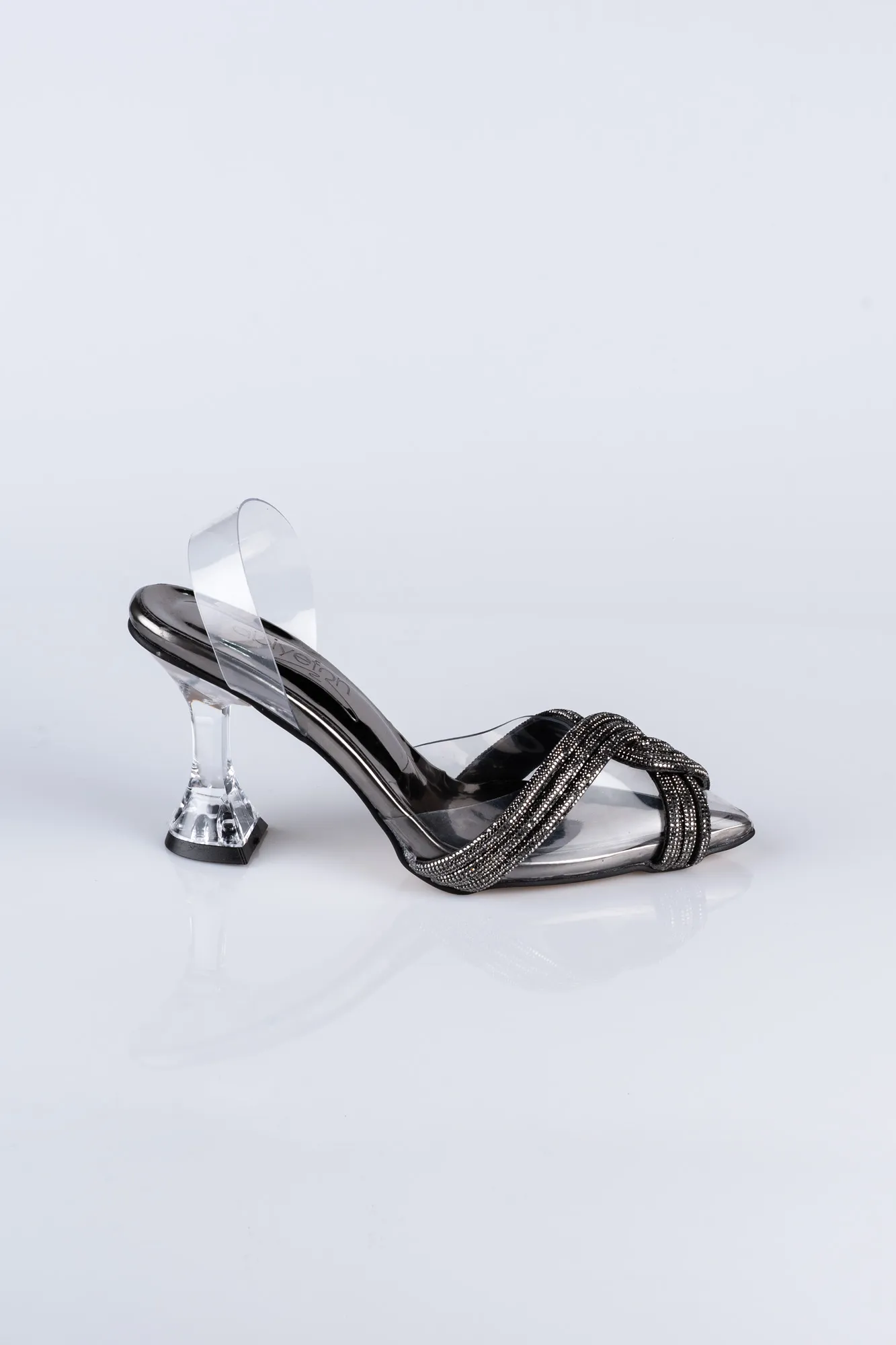 Platinum-Mirror Evening Shoe AB1082