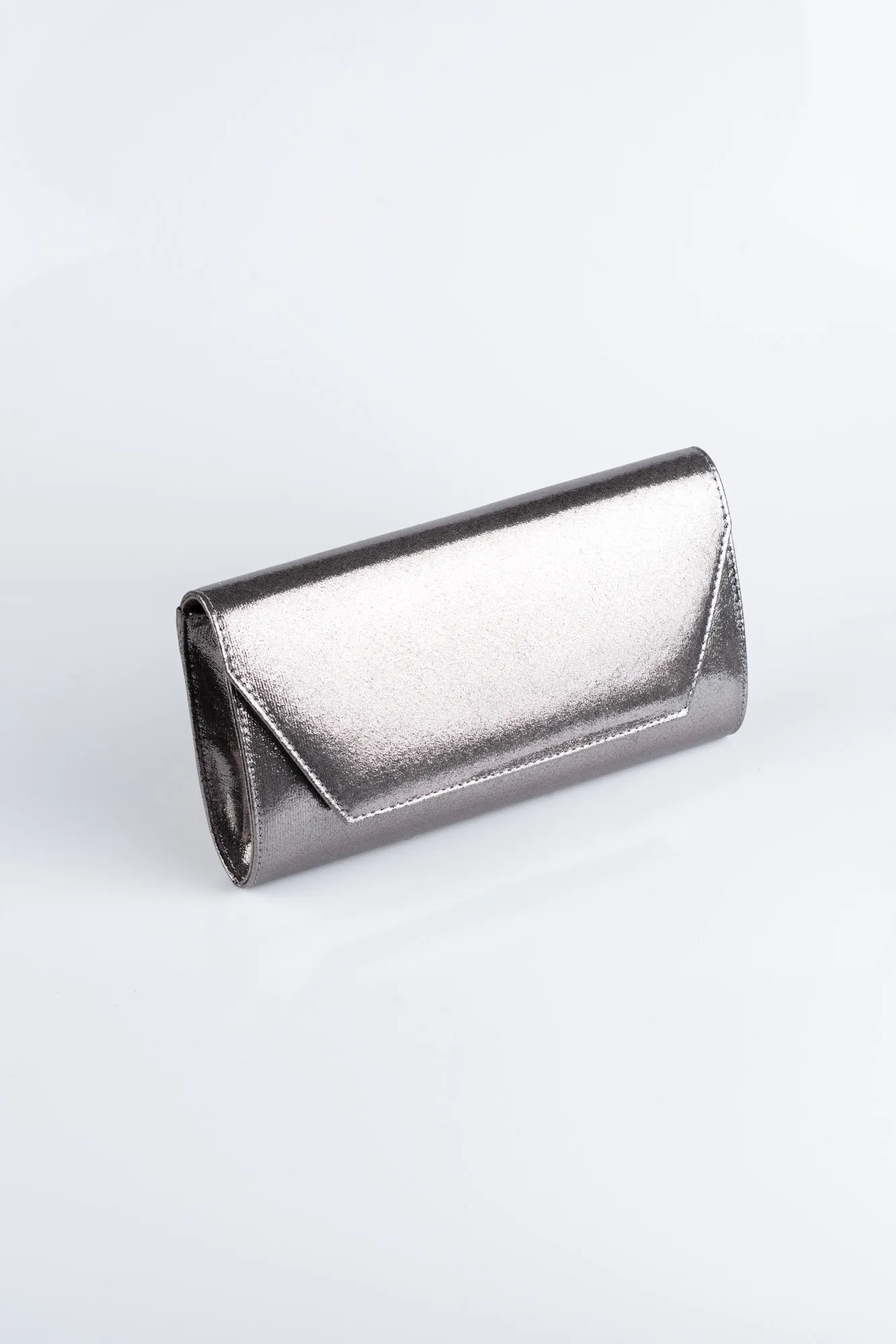 Platinum-Plaster Fabric Evening Bag V510
