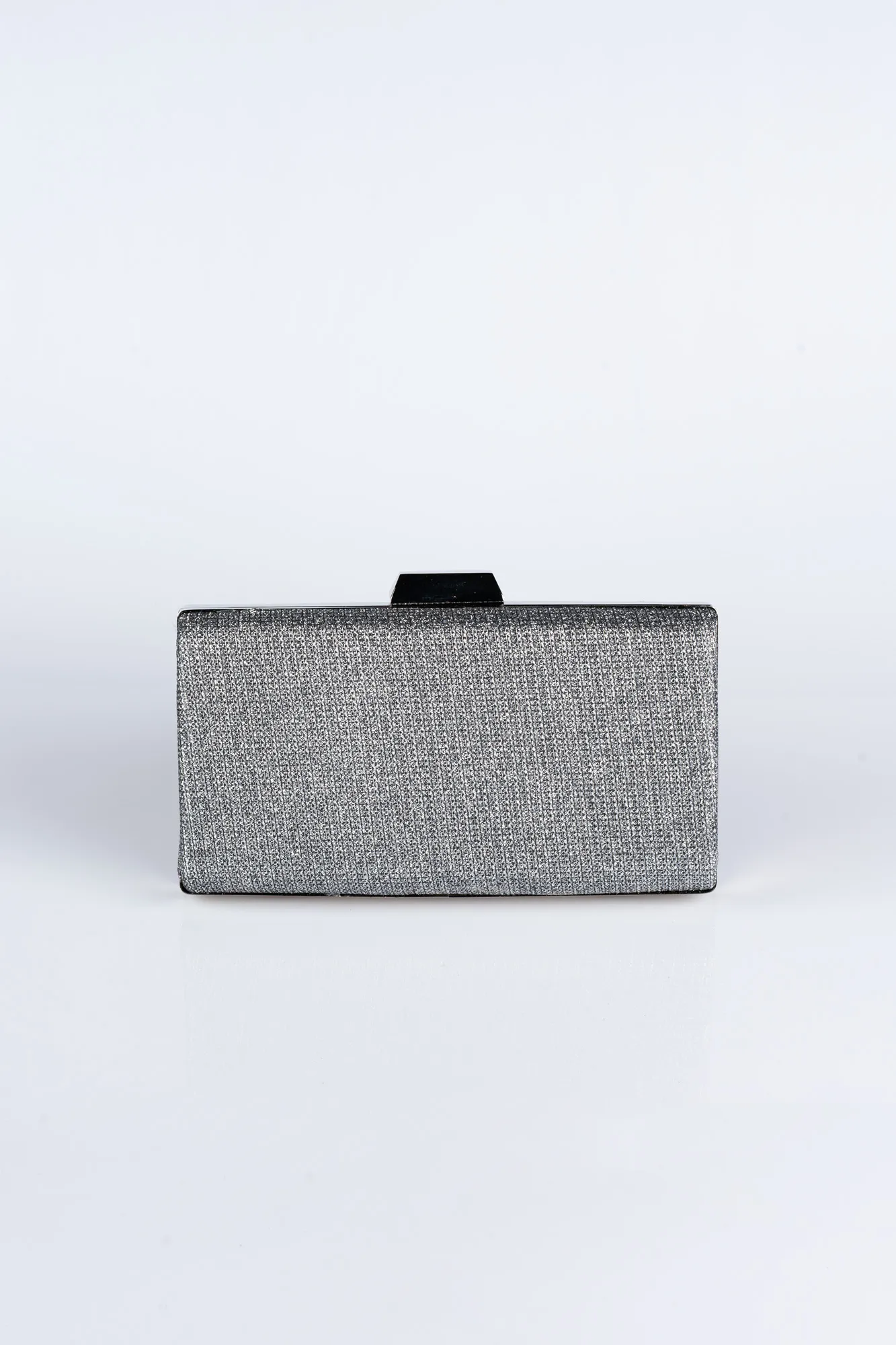 Platinum-Silvery Box Bag SH813