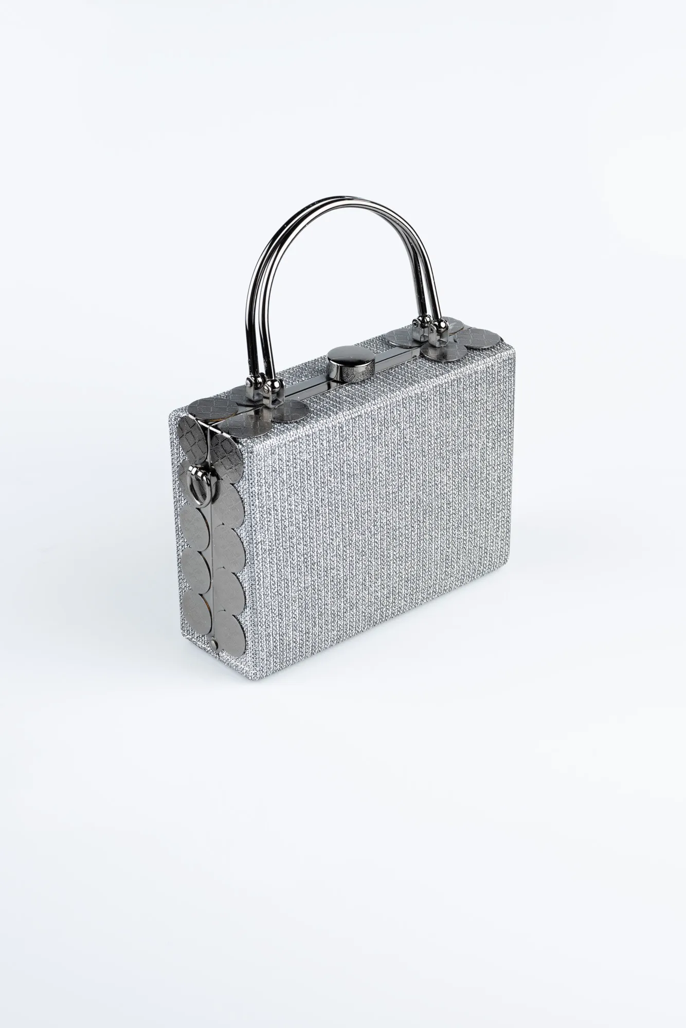 Platinum-Silvery Night Bag KC161