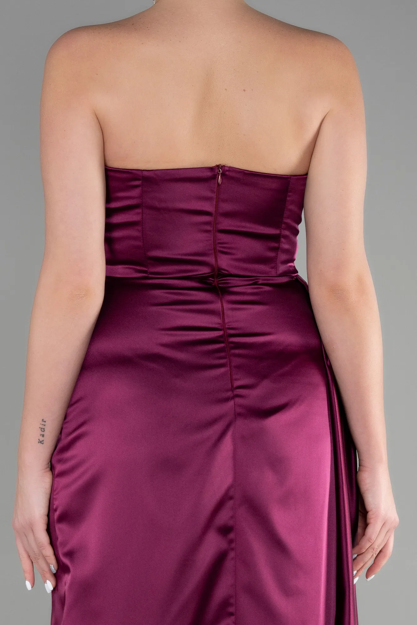 Plum-Mermaid Evening Dress ABU3583