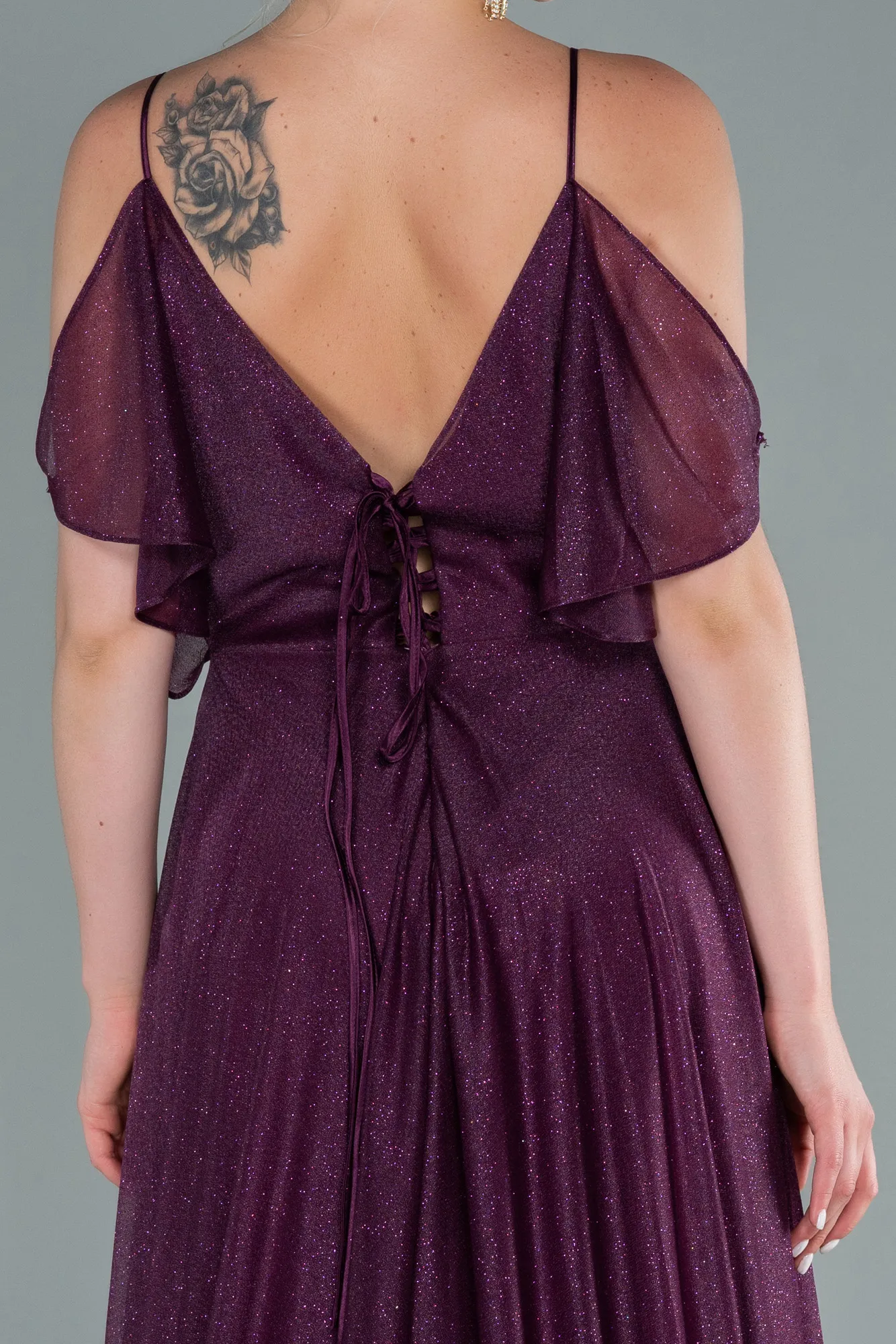 Purple-Long Evening Dress ABU2484