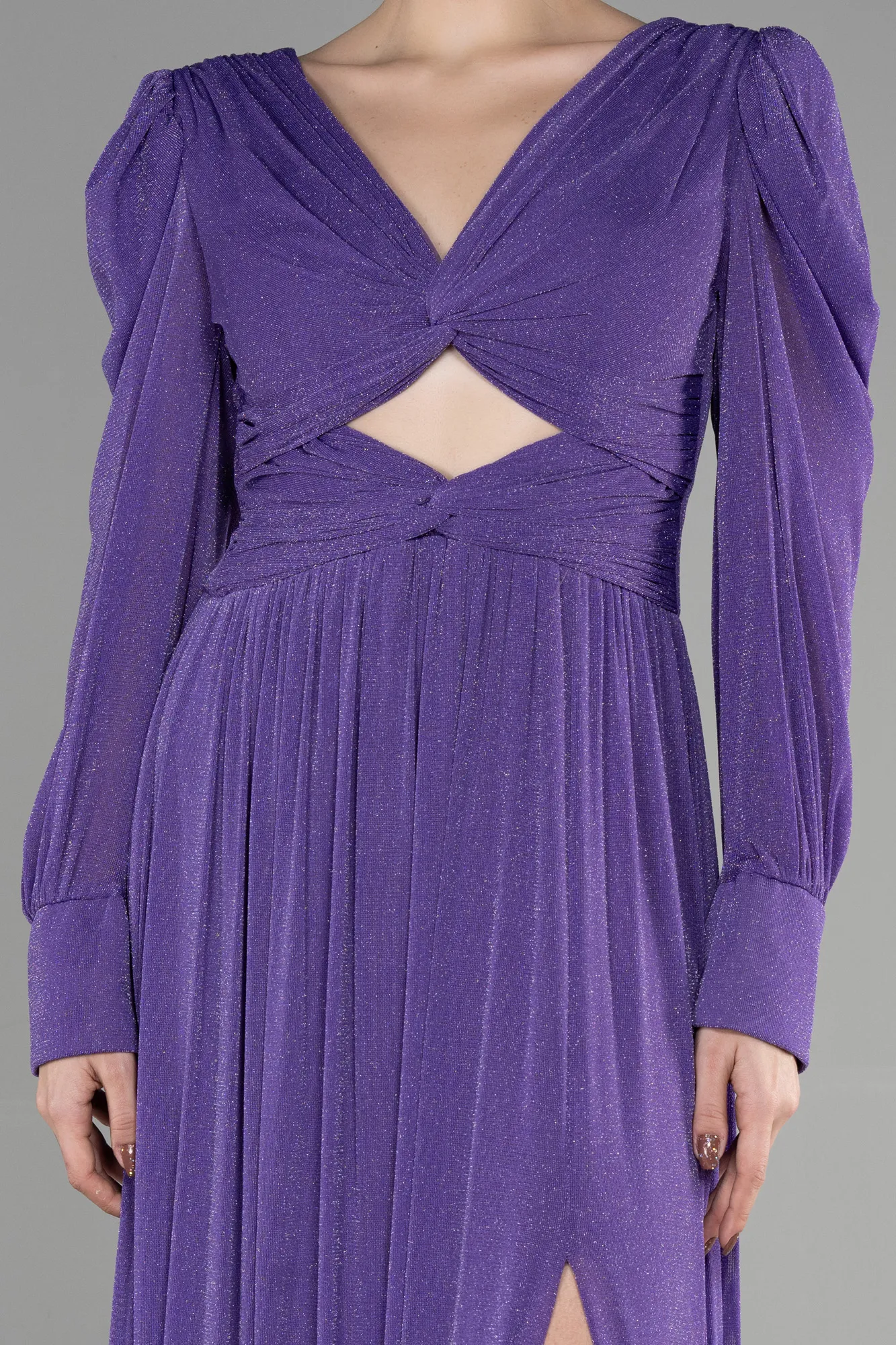 Purple-Long Evening Dress ABU3103