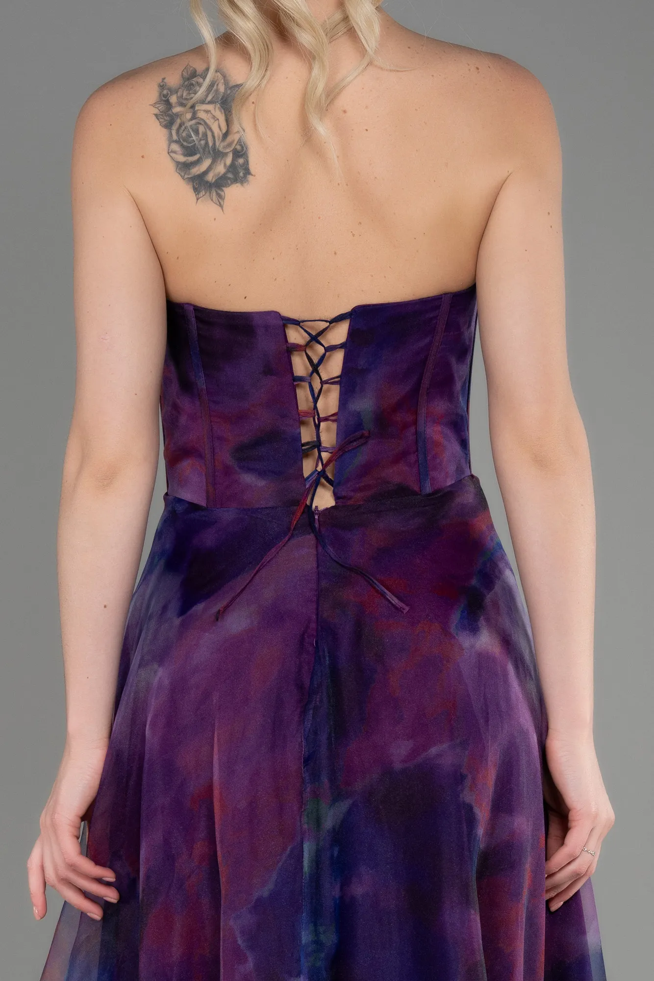 Purple-Long Evening Dress ABU3360