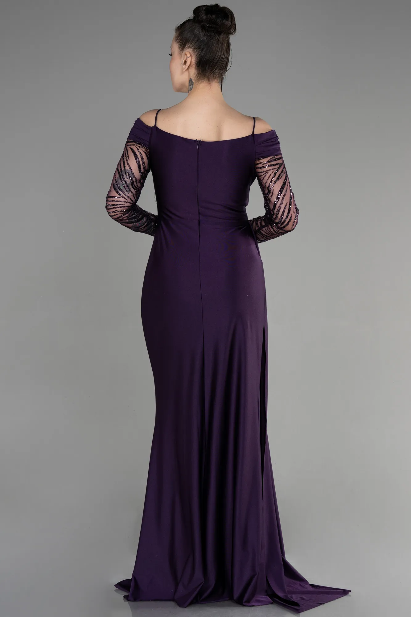 Purple-Long Evening Dress ABU3656