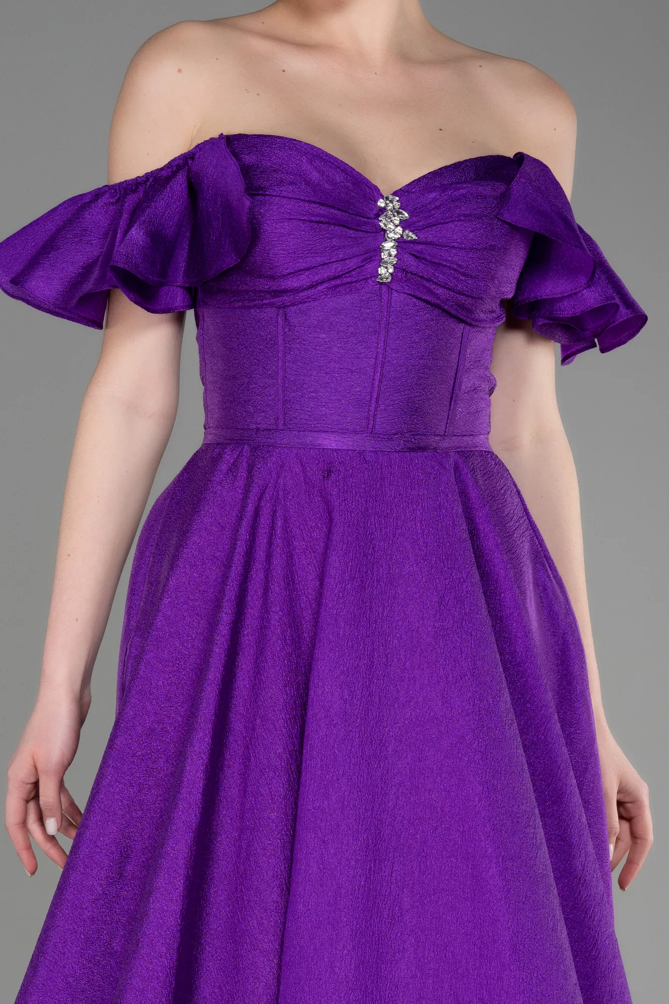 Purple-Long Evening Dress ABU3884