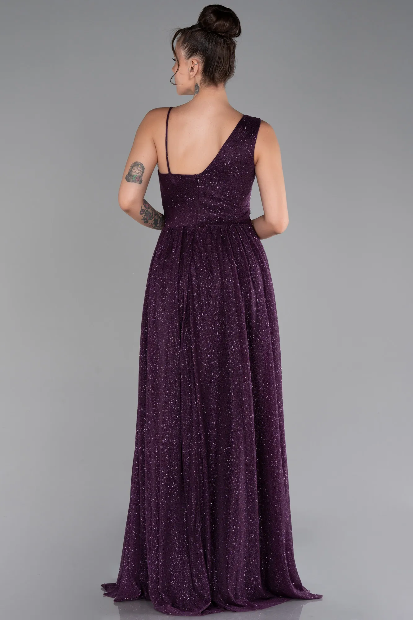 Purple-Long Evening Dress ABU4190