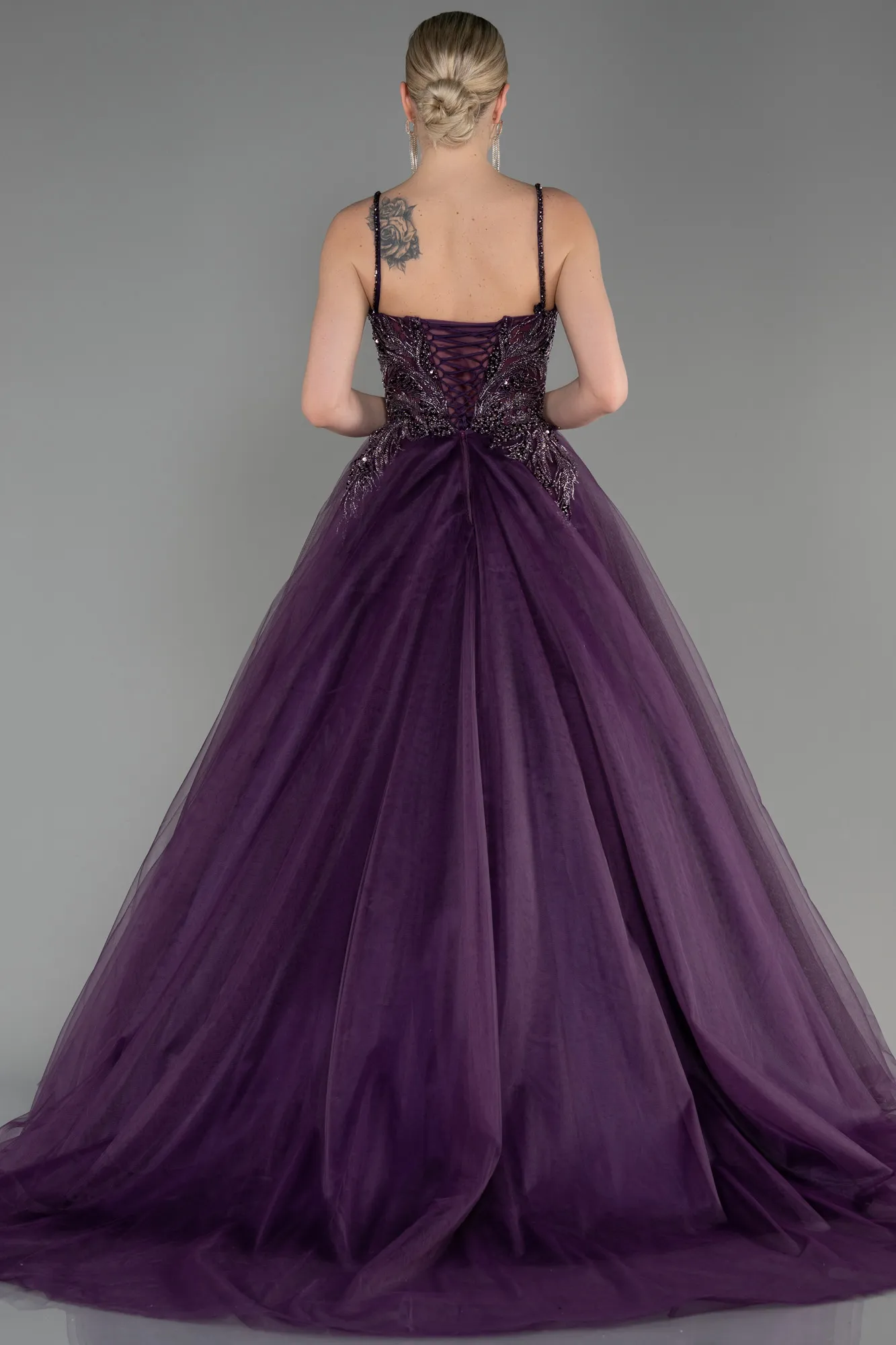 Purple-Long Haute Couture ABU2631