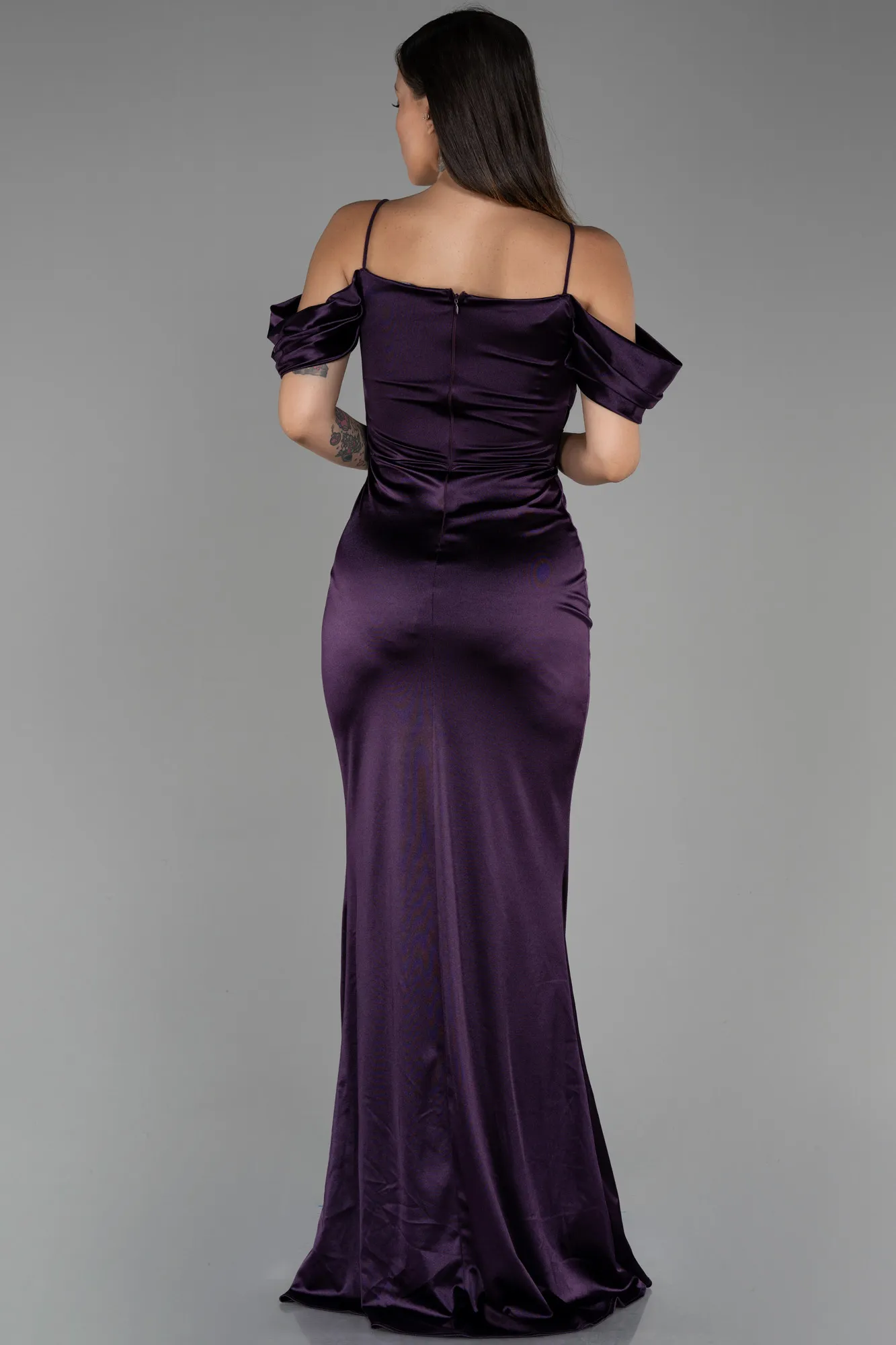 Purple-Long Mermaid Evening Dress ABU3241