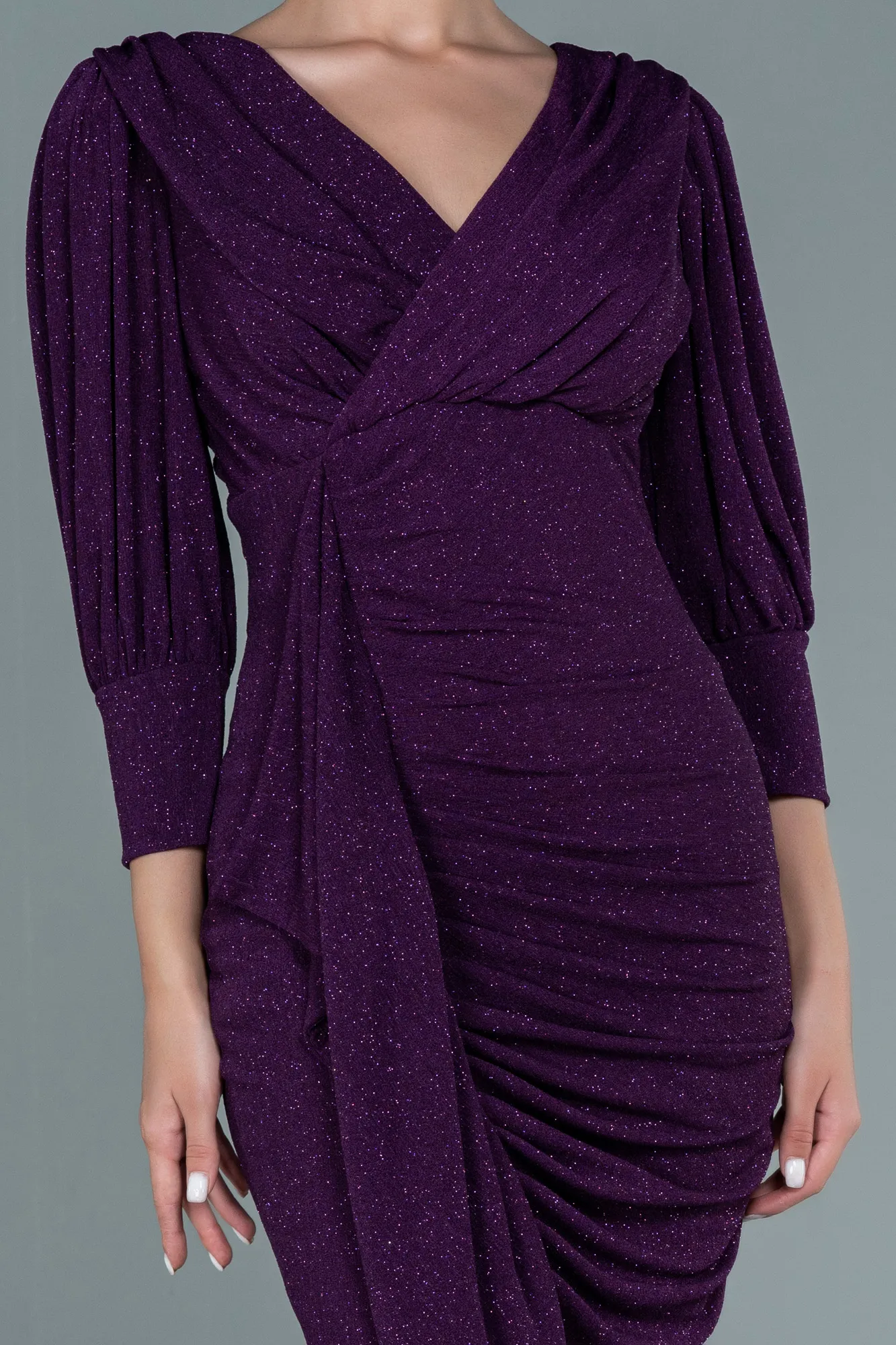 Purple-Long Mermaid Prom Dress ABU2619