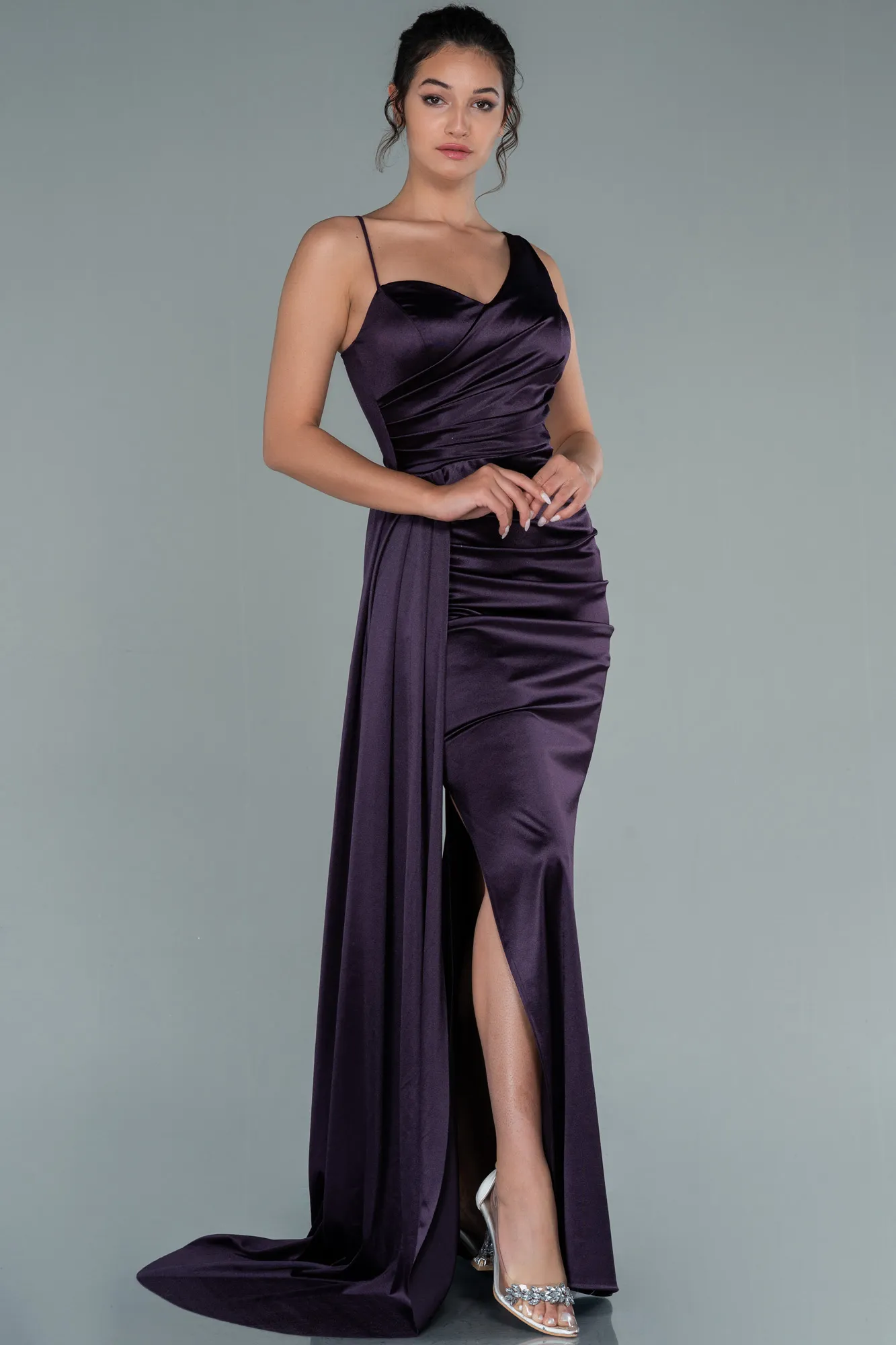 Purple-Long Prom Gown ABU2373