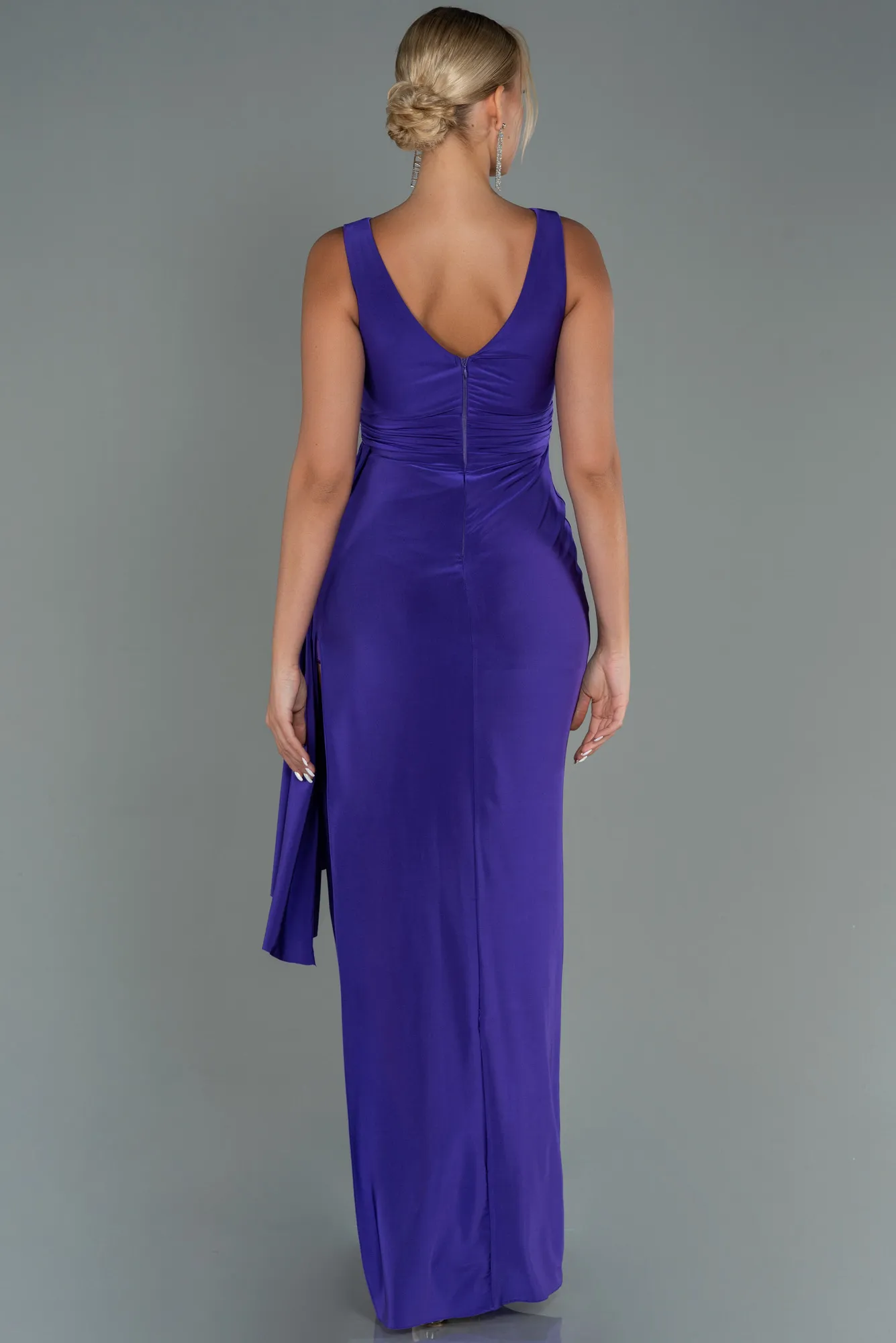 Purple-Long Prom Gown ABU3098