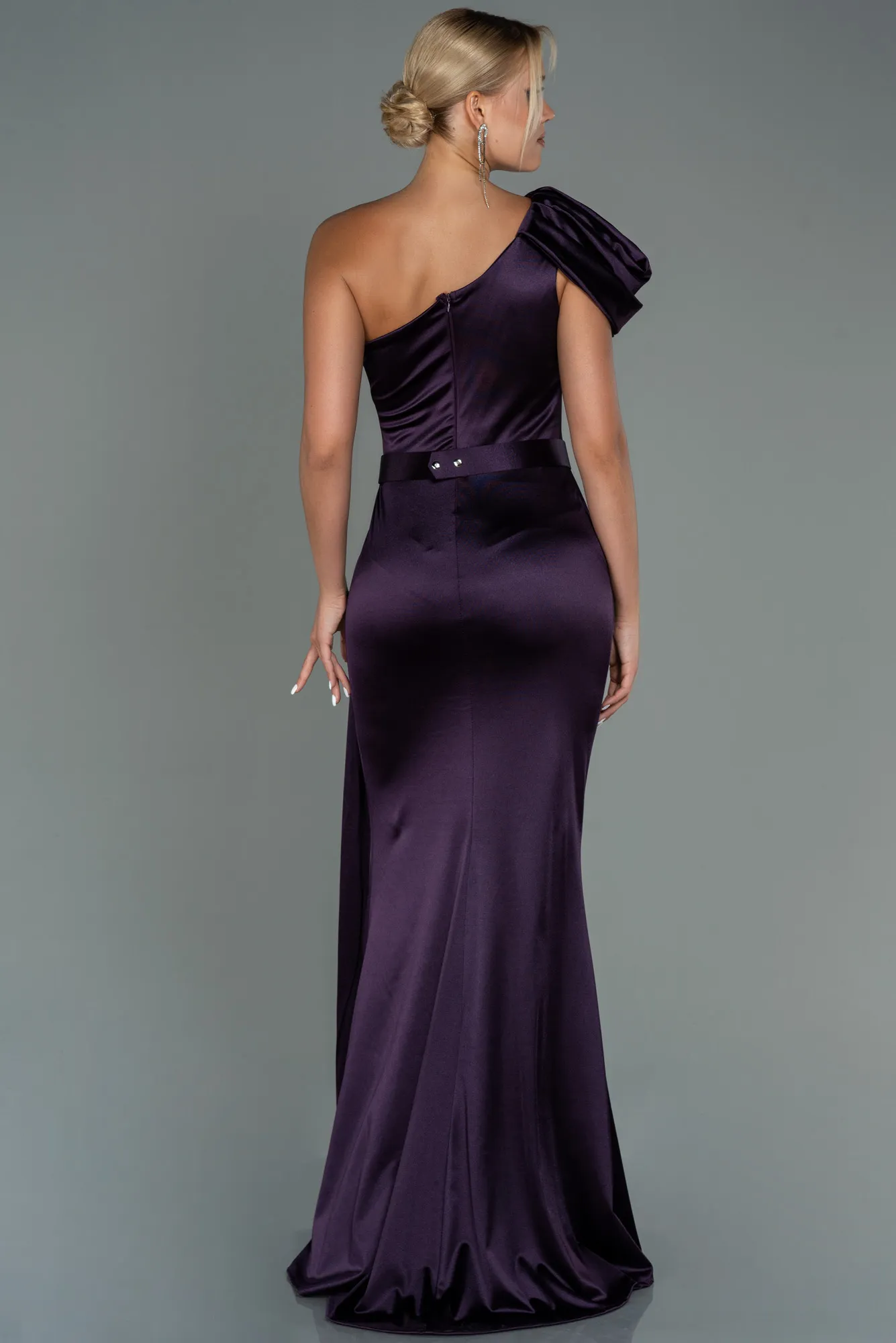 Purple-Long Prom Gown ABU3099