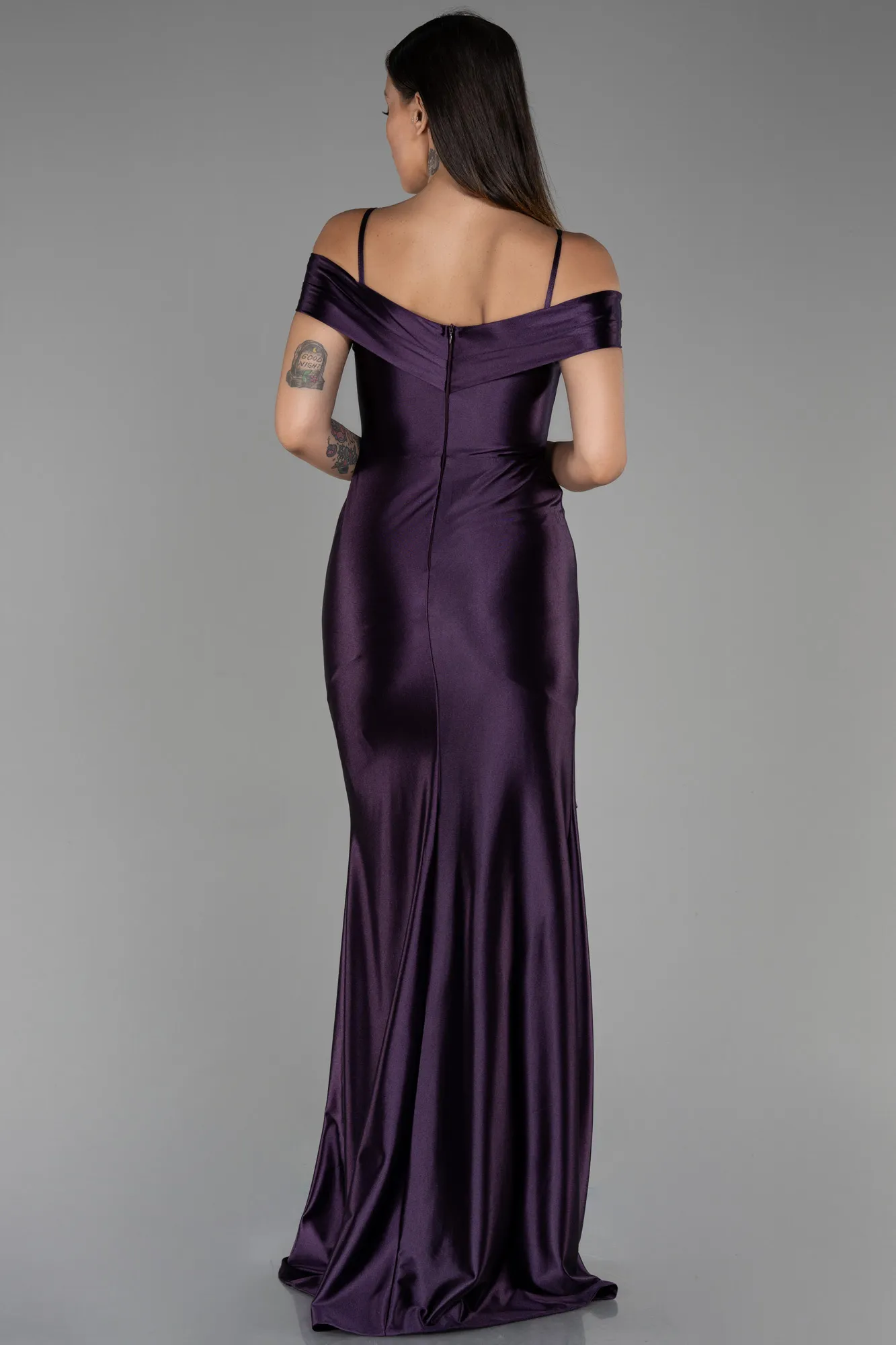 Purple-Long Prom Gown ABU3240