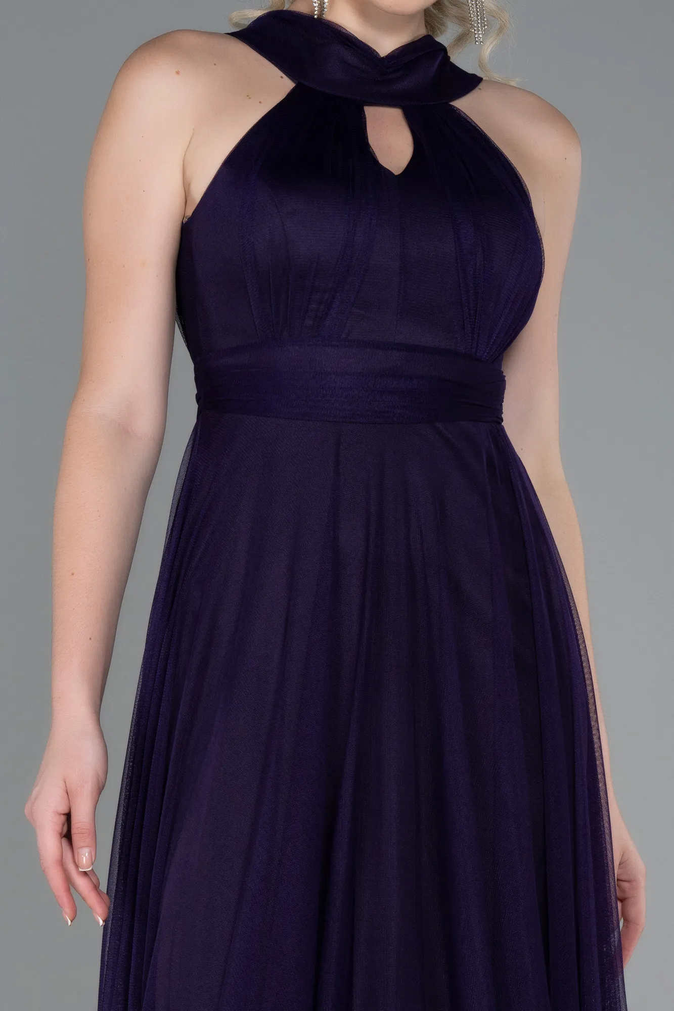 Purple-Long Prom Gown ABU3252