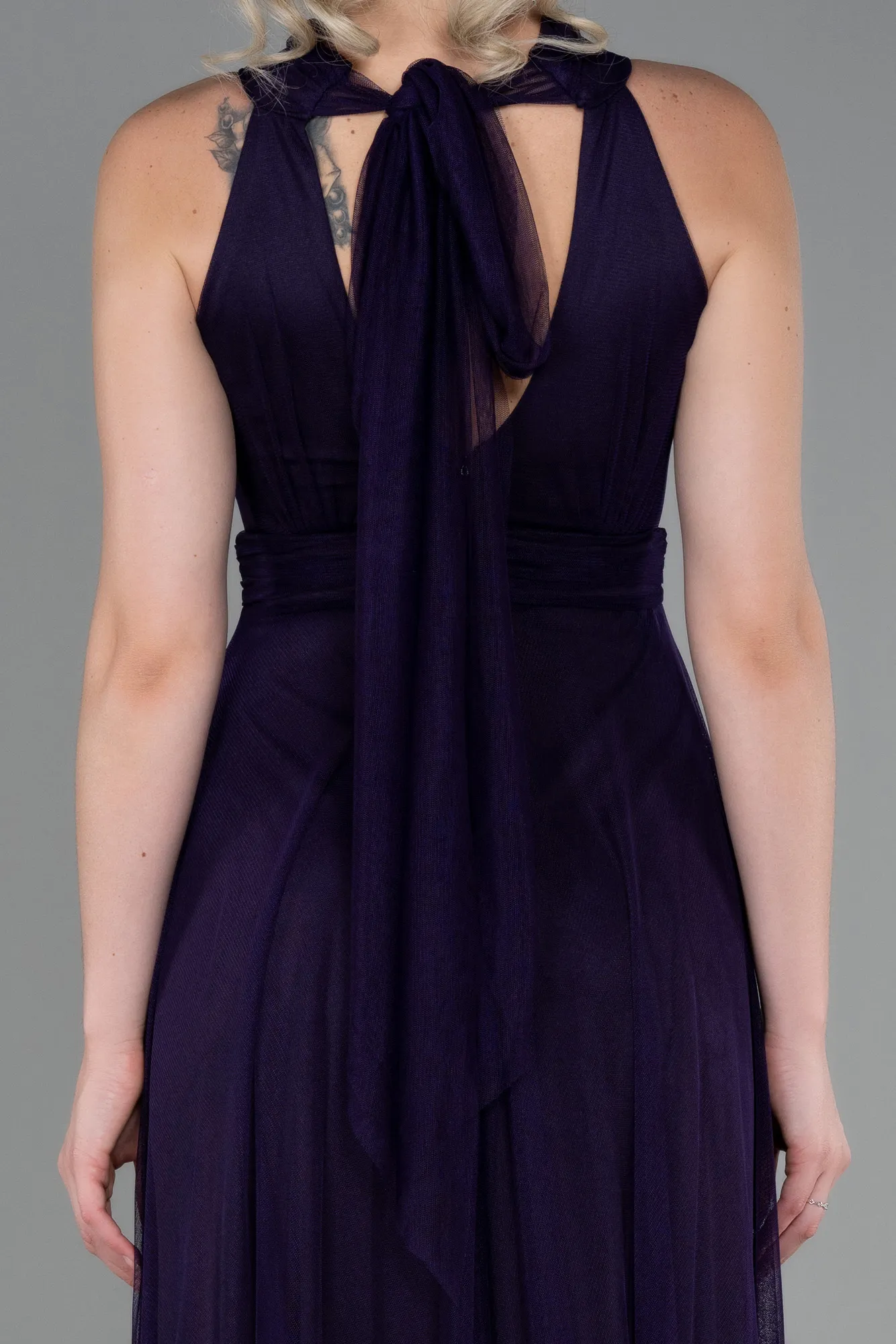 Purple-Long Prom Gown ABU3252