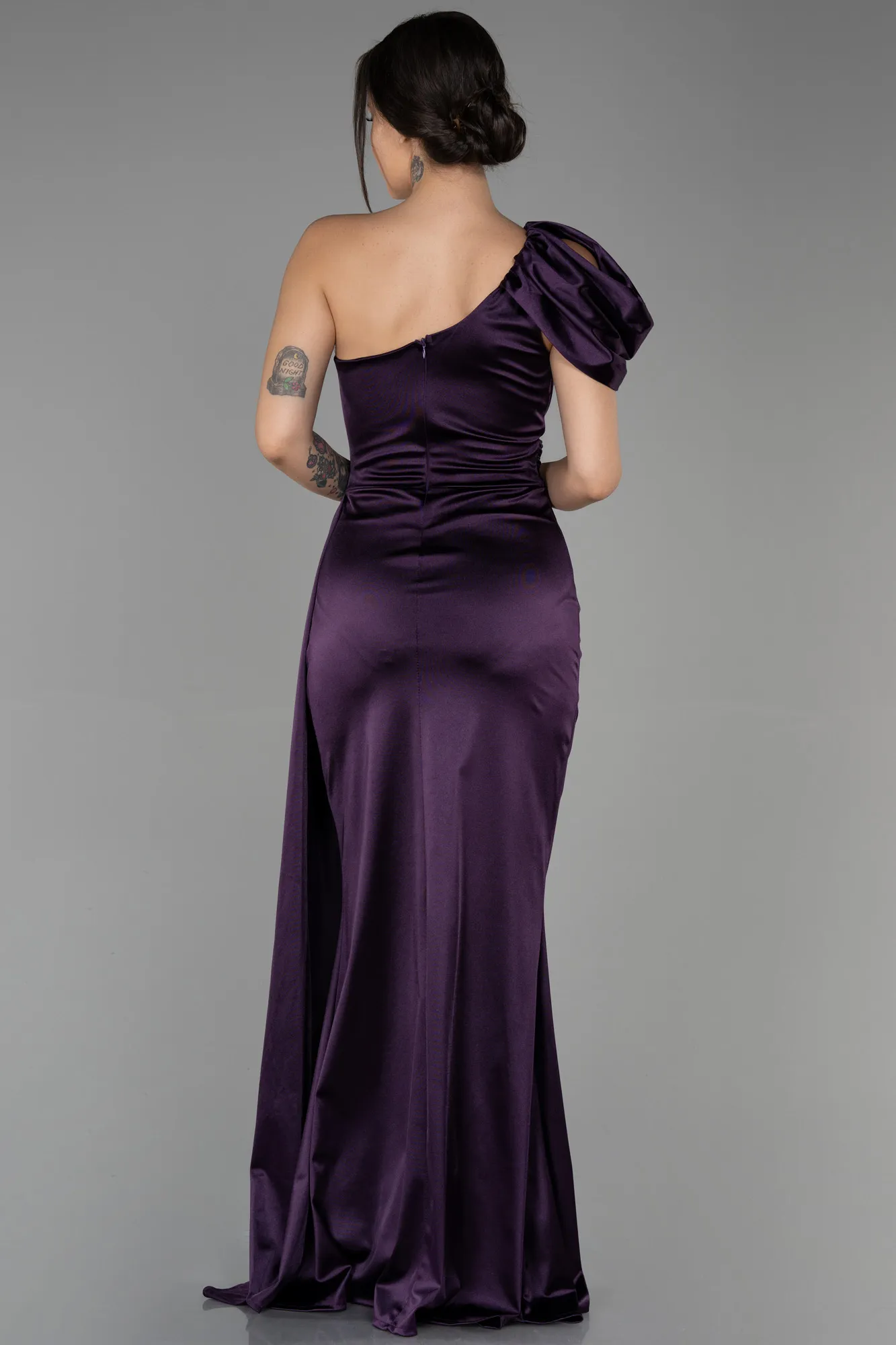 Purple-Long Prom Gown ABU3325