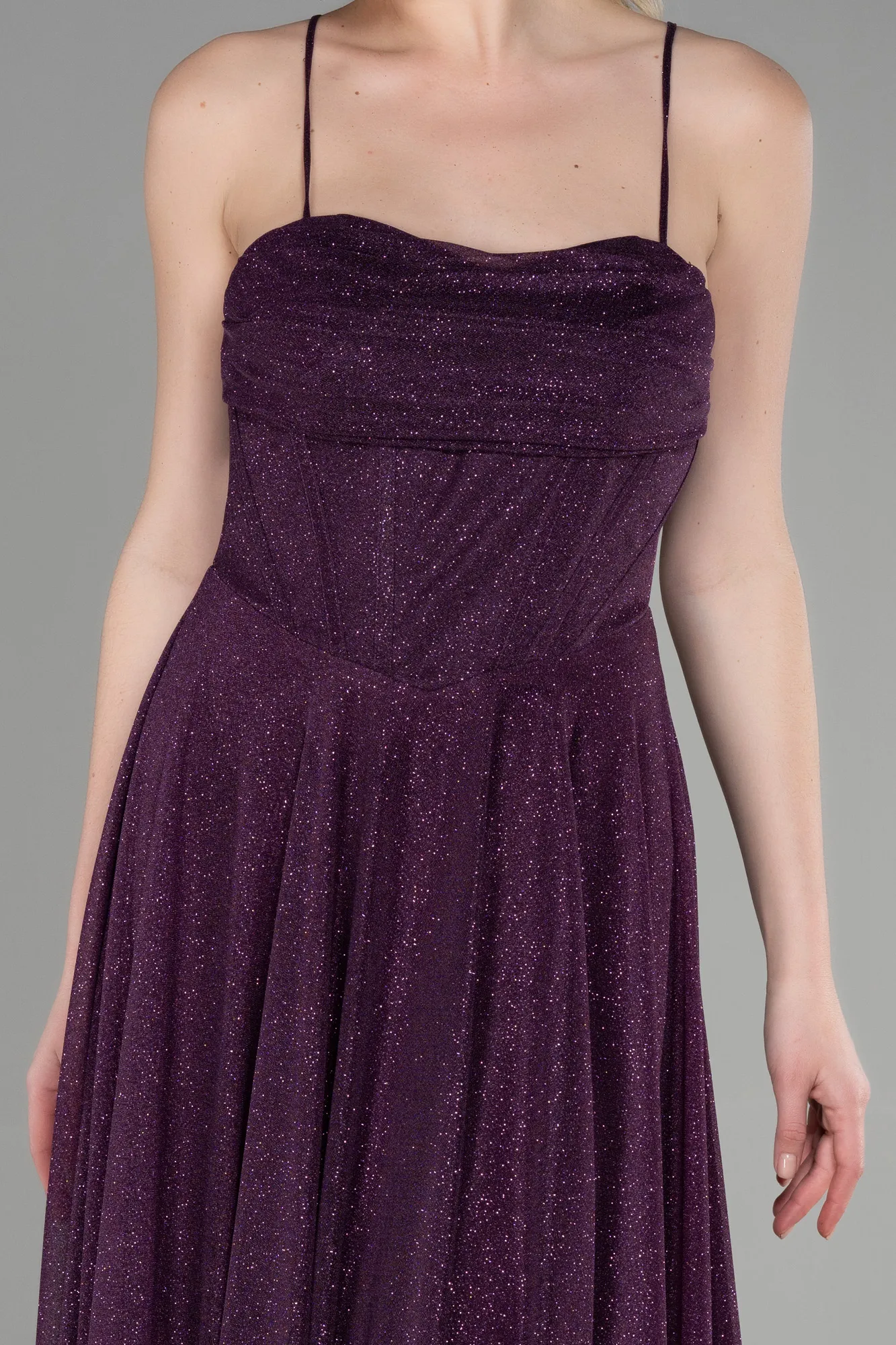 Purple-Long Prom Gown ABU3641