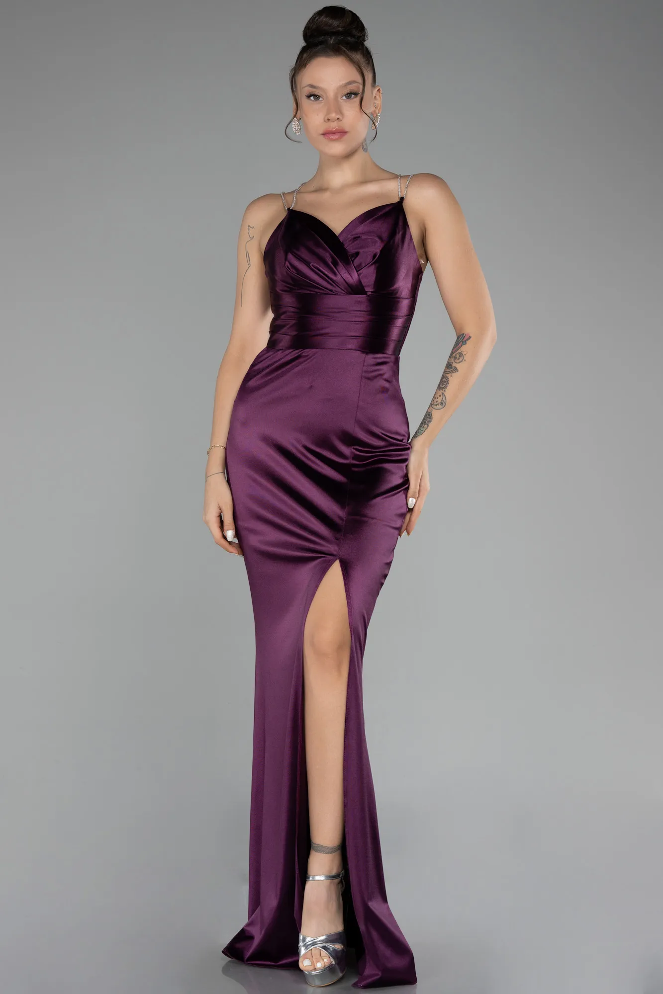 Purple-Long Prom Gown ABU4283