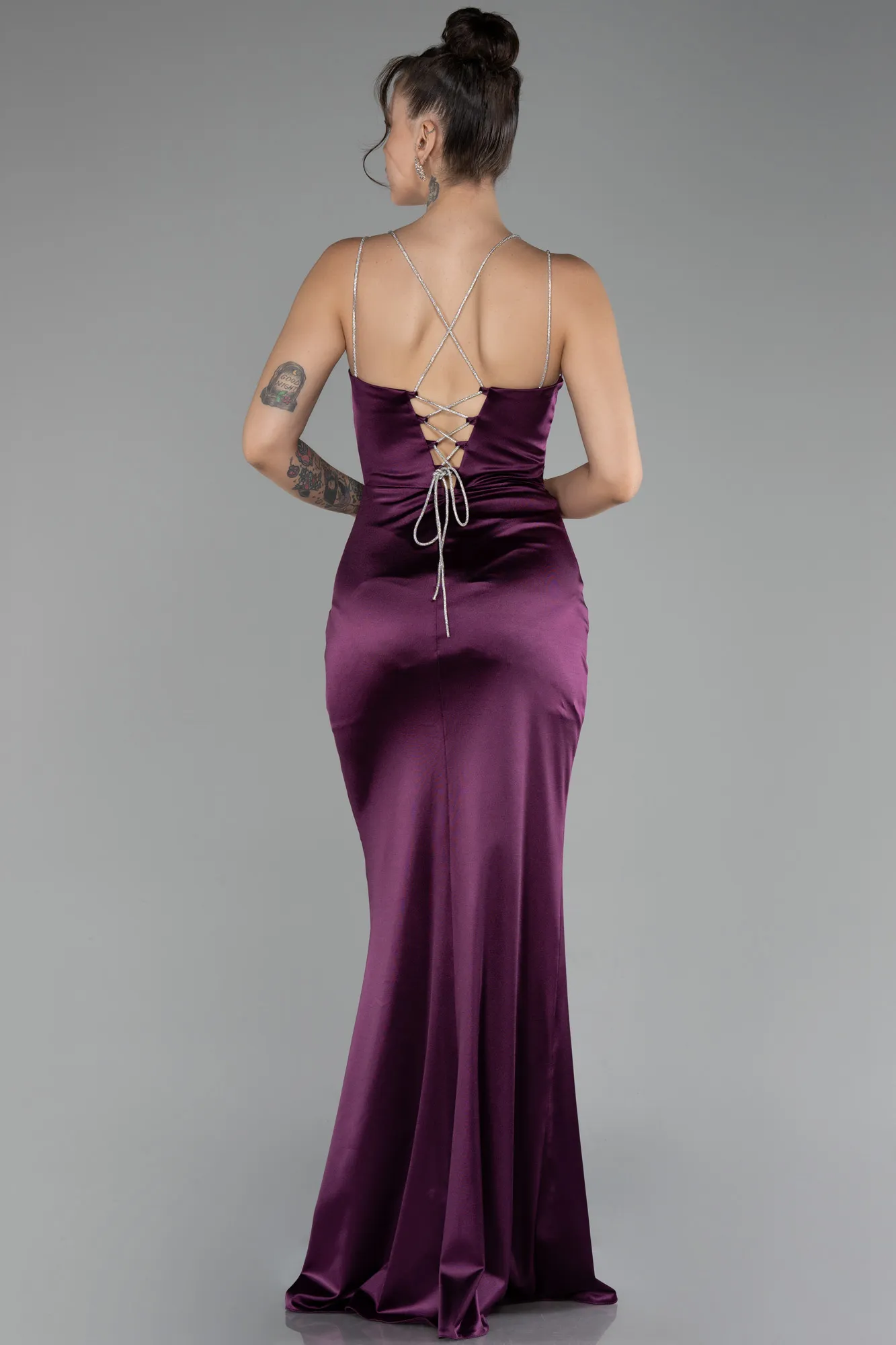 Purple-Long Prom Gown ABU4283